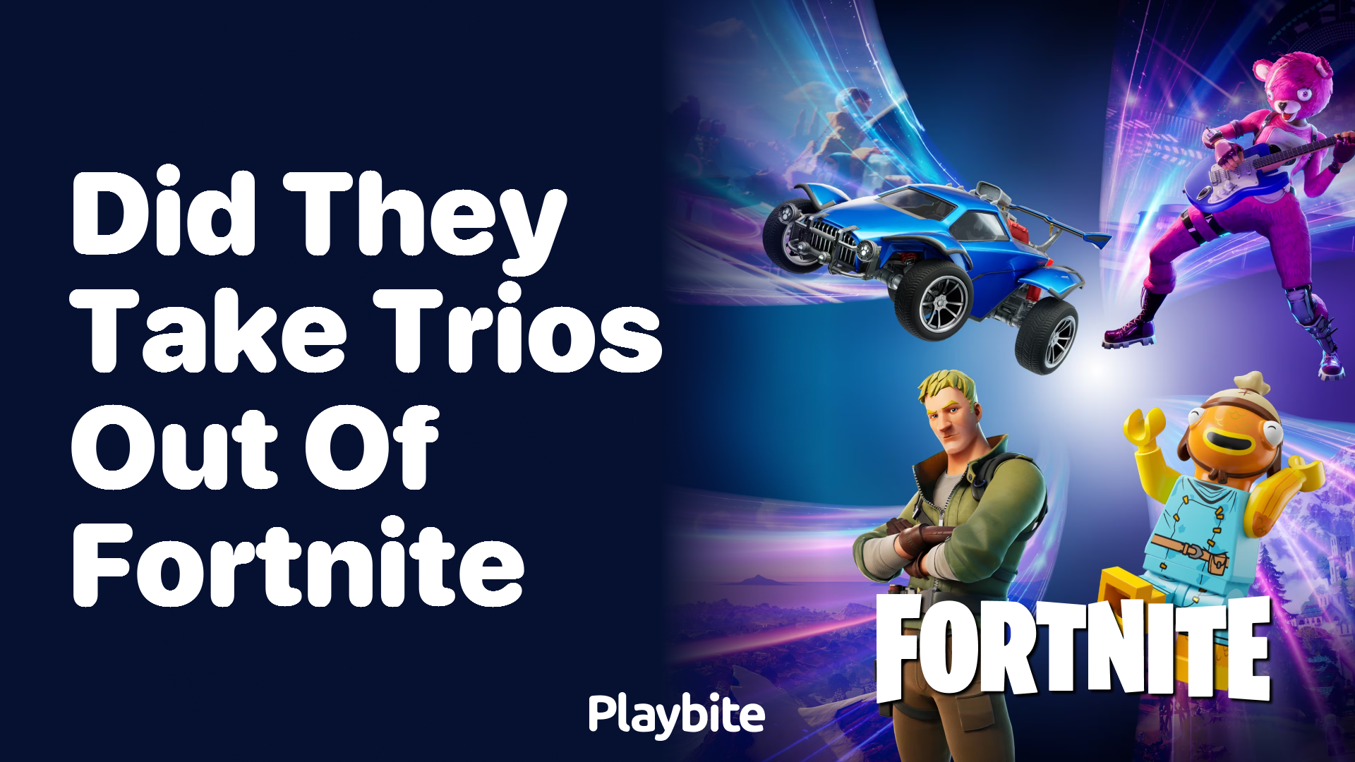 Did They Take Trios Out of Fortnite?