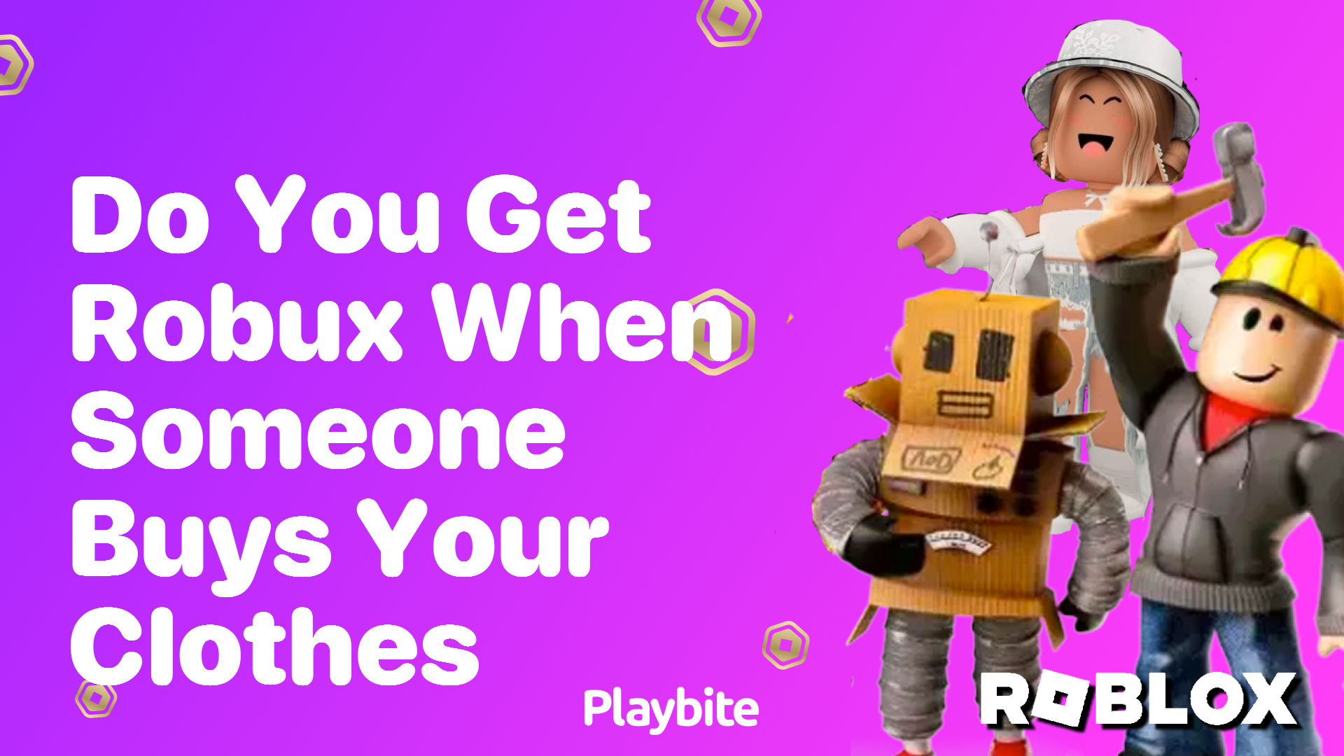 Do You Get Robux When Someone Buys Your Clothes in Roblox?