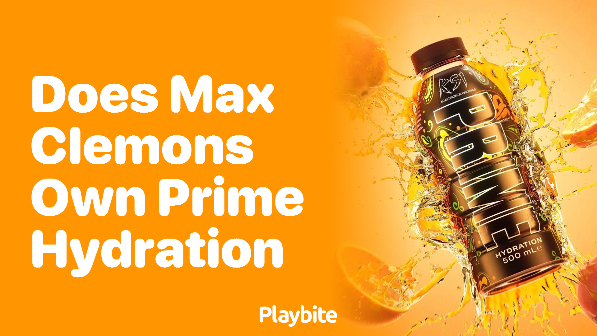 Does Max Clemons Own Prime Hydration?