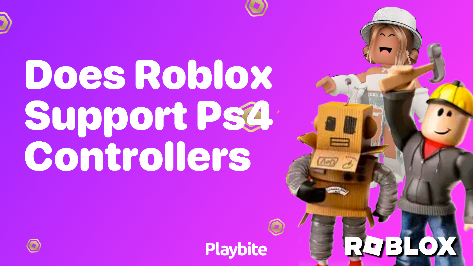 Does Roblox Support PS4 Controllers?
