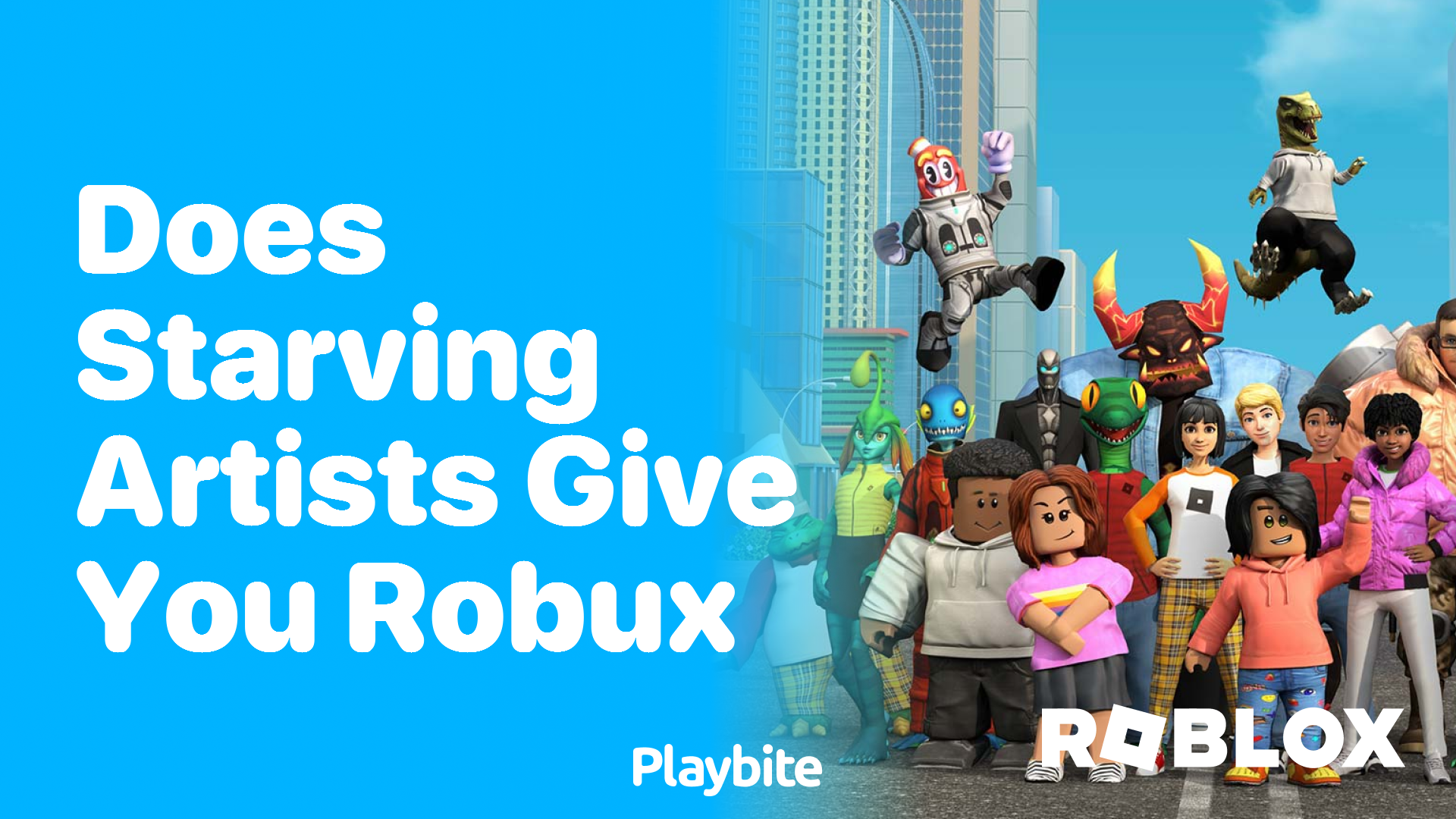 Does Starving Artists Give You Robux?
