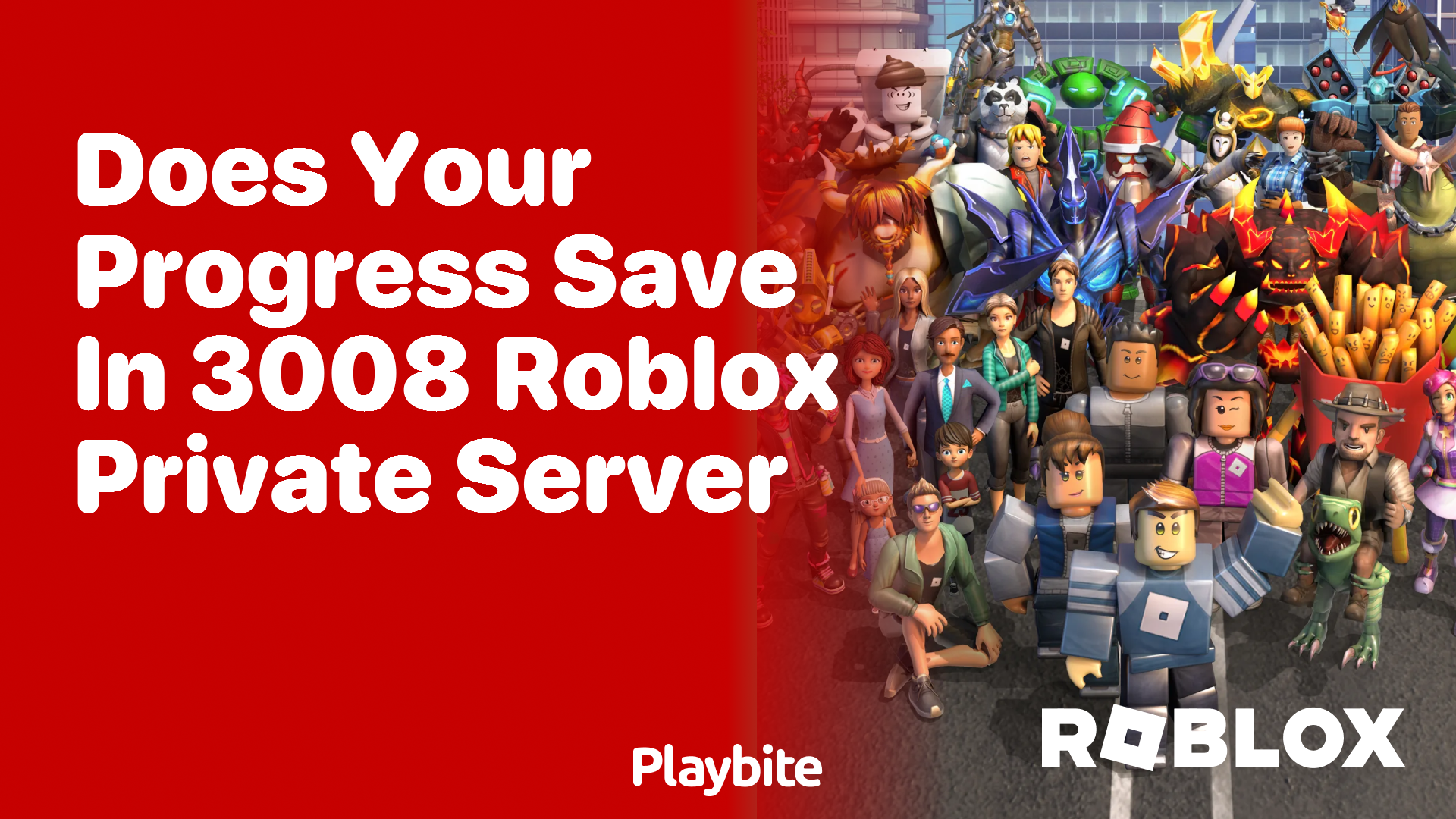 Does Your Progress Save in 3008 Roblox Private Server?