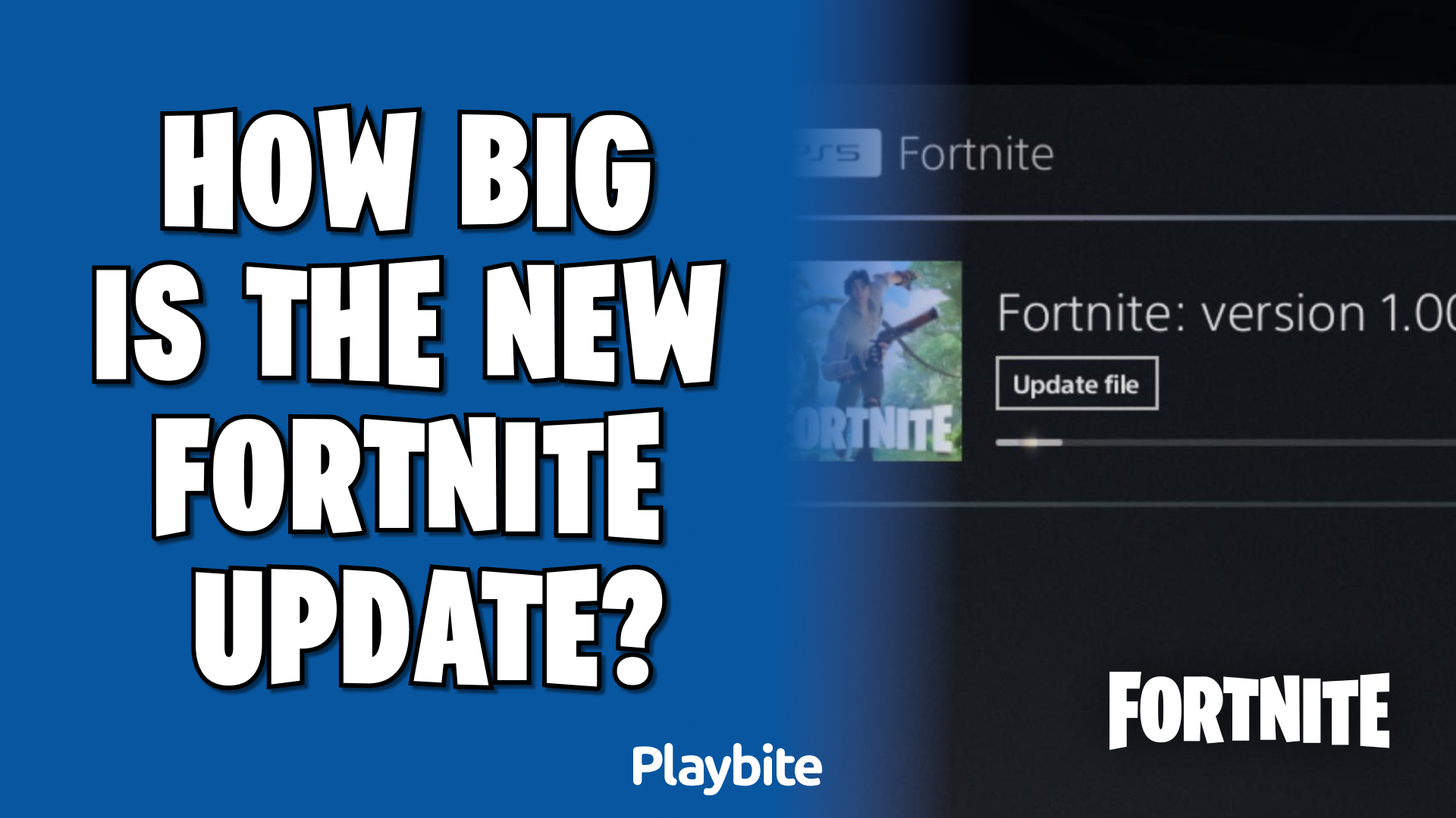 How Big is the New Fortnite Update?