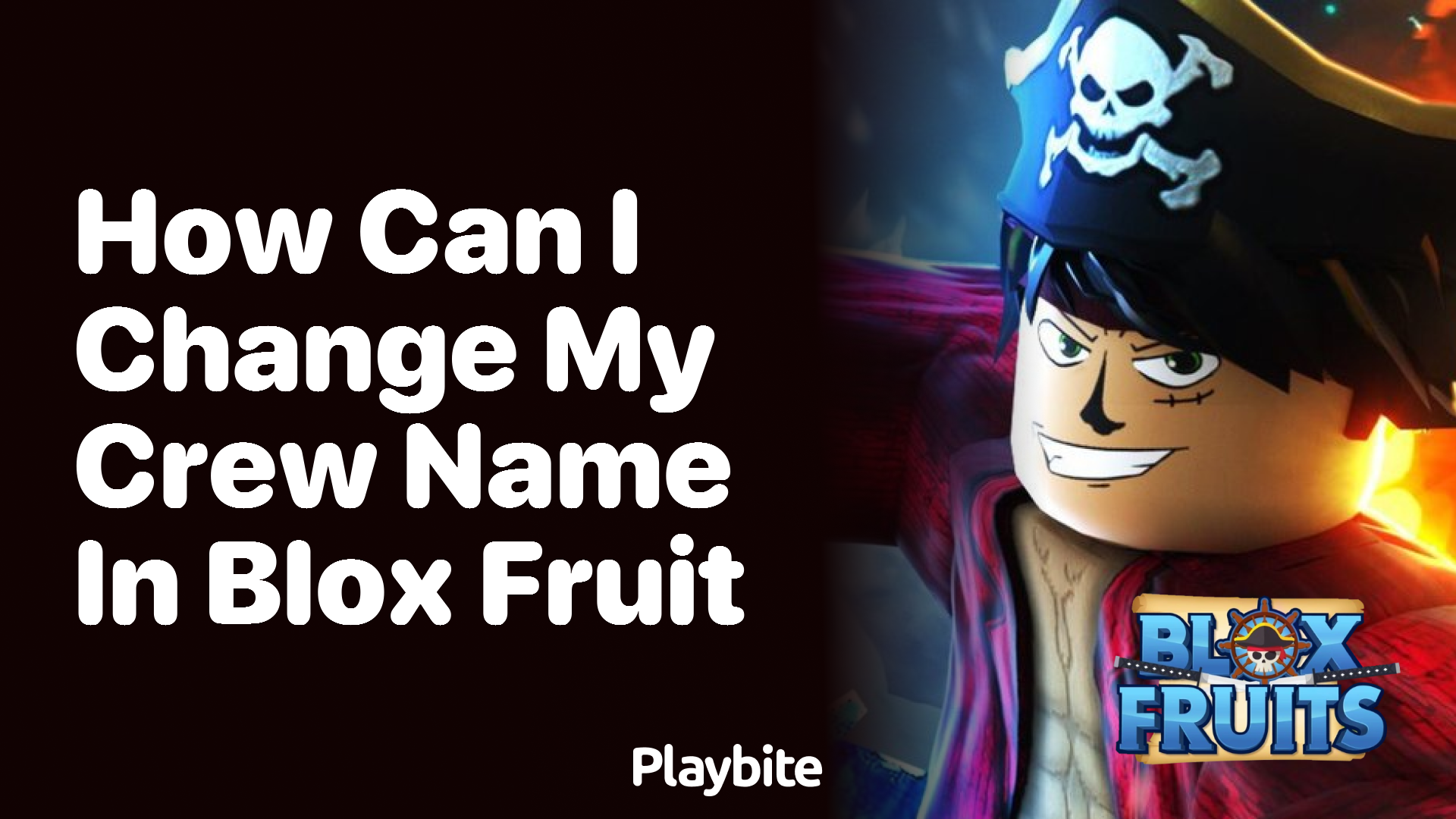 How Can I Change My Crew Name in Blox Fruit?