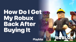 How Do I Get My Robux Back After Buying It