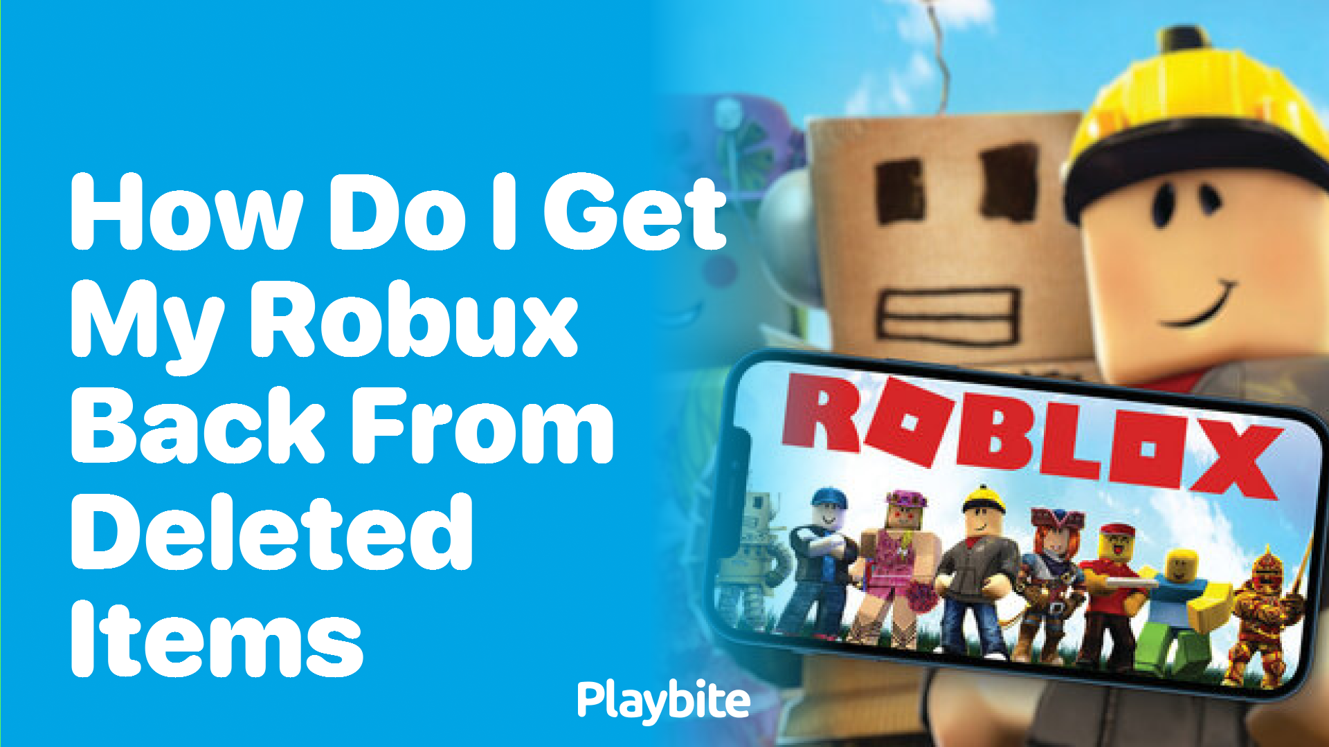 How Do I Get My Robux Back From Deleted Items?