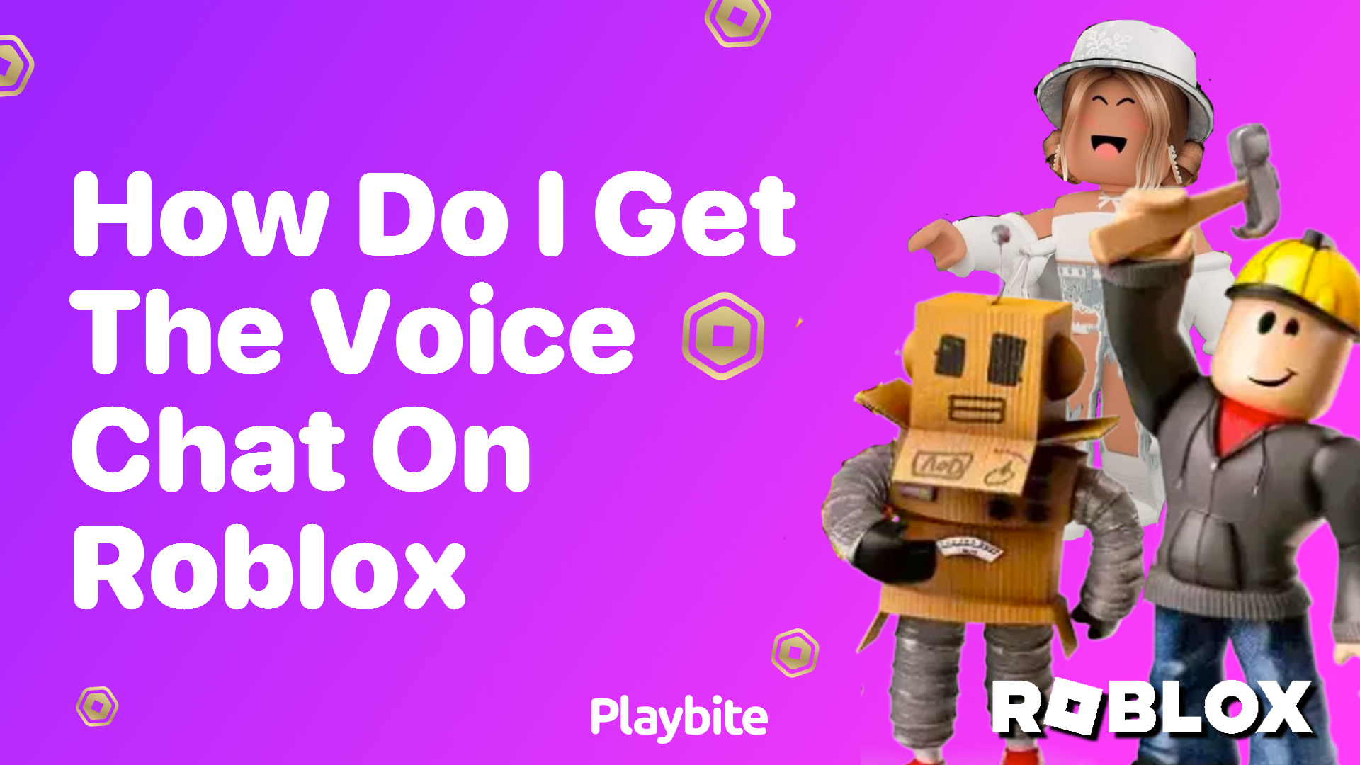How Do I Get the Voice Chat on Roblox?