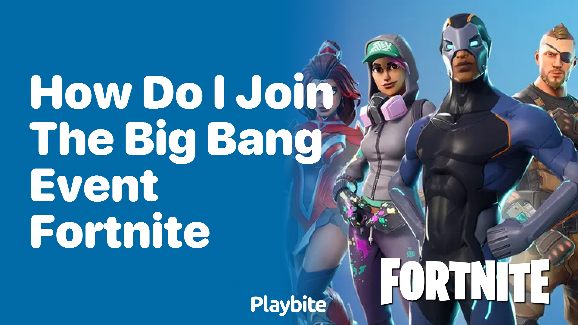 How Do I Join the Big Bang Event in Fortnite?