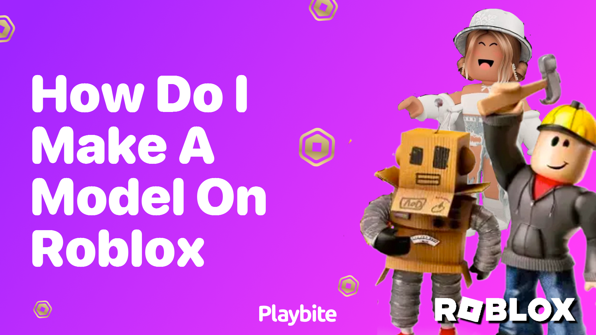 How Do I Make a Model on Roblox?