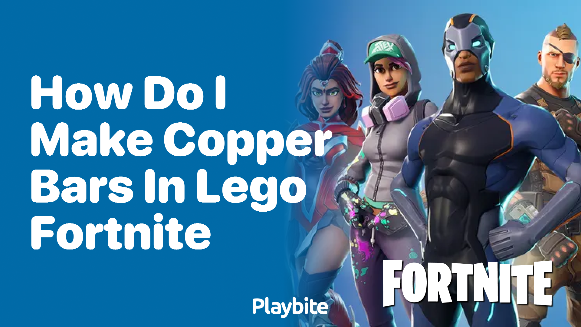How Do I Make Copper Bars in LEGO Fortnite?