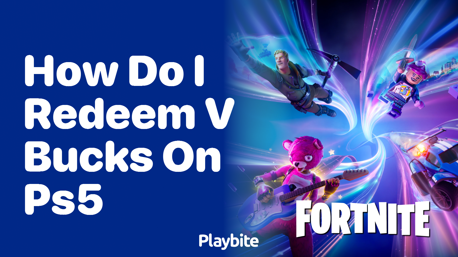 How Do I Redeem V-Bucks on PS5?