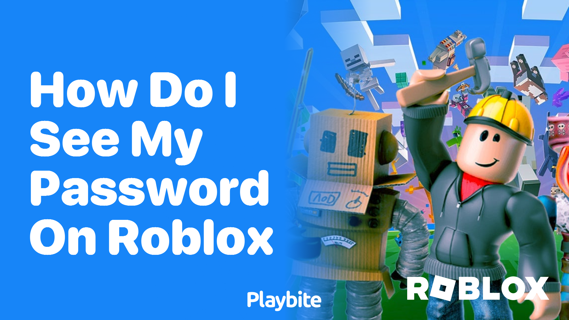 How Do I See My Password on Roblox?