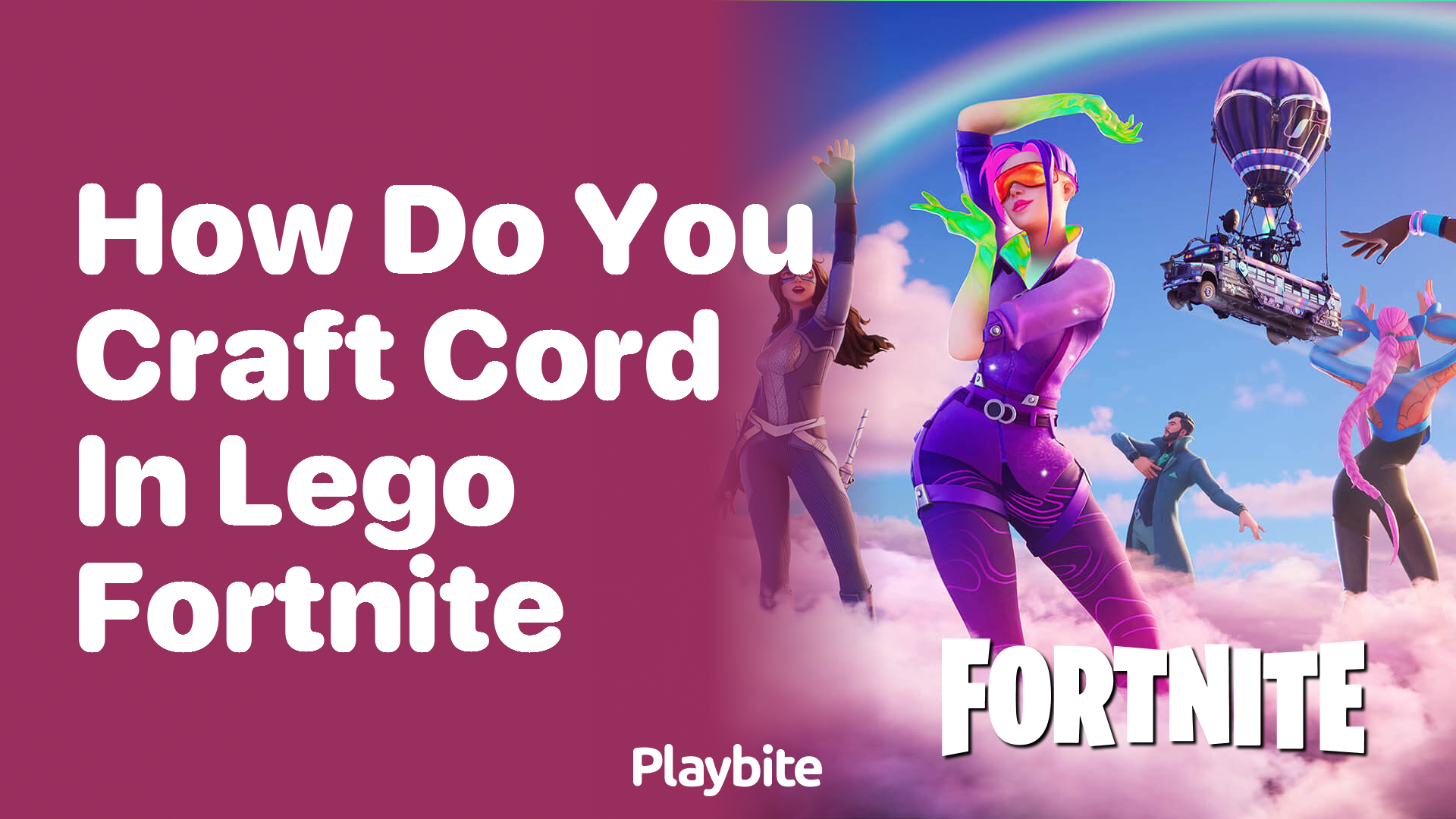 How Do You Craft Cord in LEGO Fortnite?