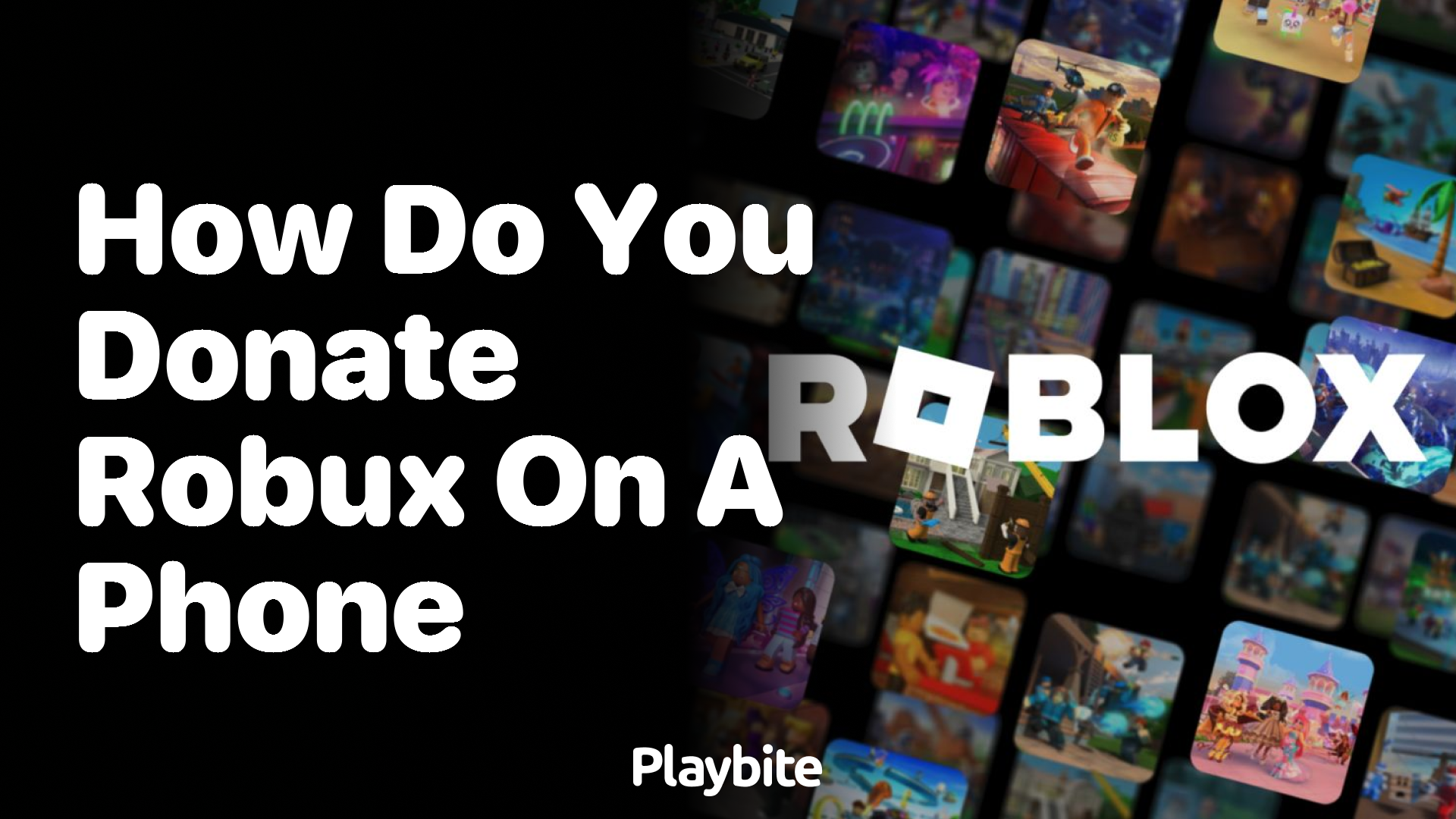 How Do You Donate Robux on a Phone?