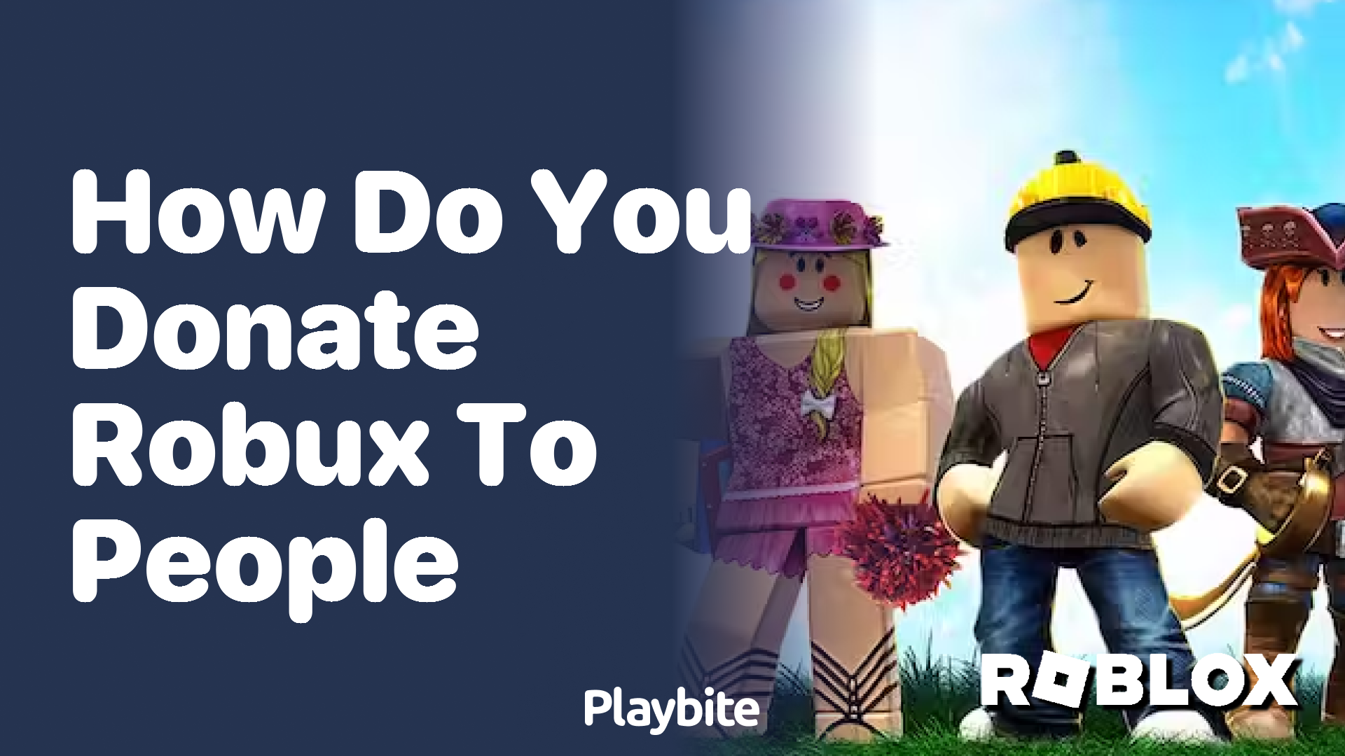 How to Donate Robux to People on Roblox