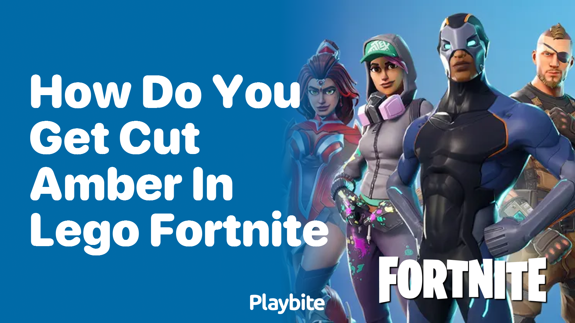 How Do You Get Cut Amber in Lego Fortnite?