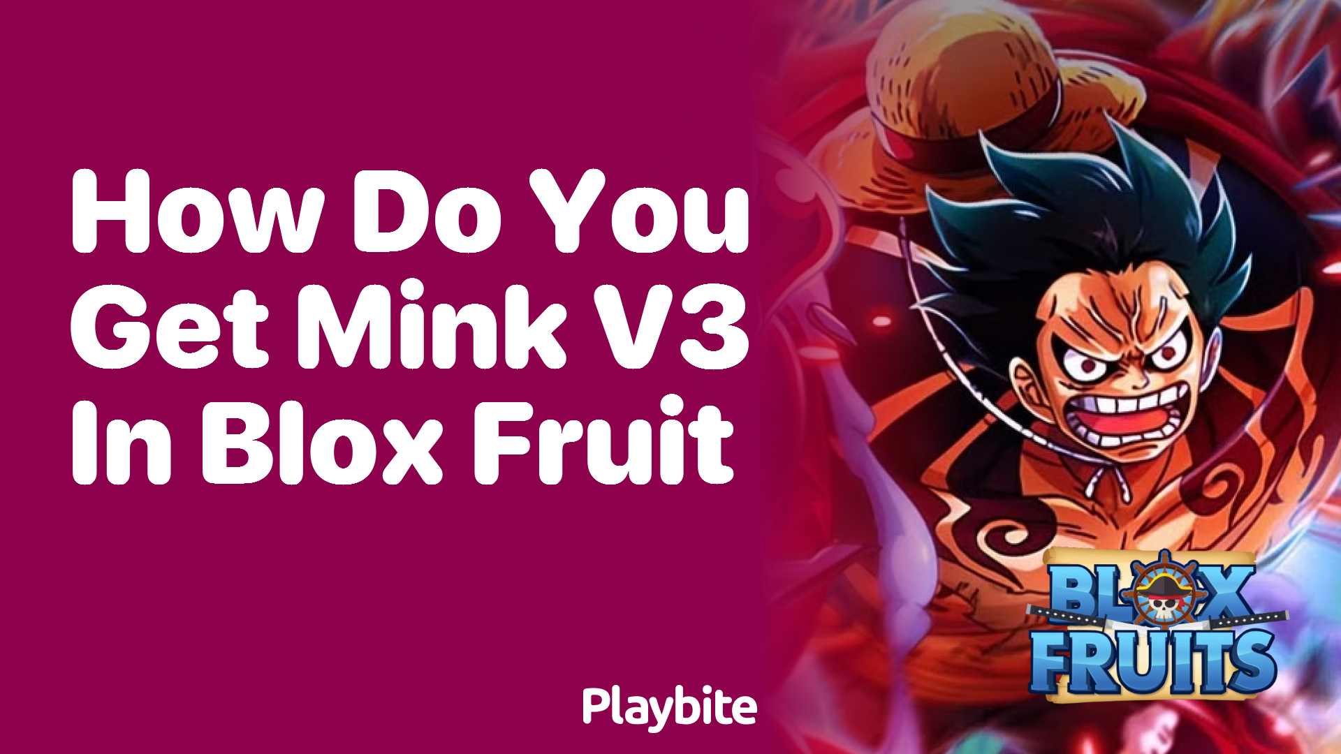 How Do You Get Mink V3 in Blox Fruit?