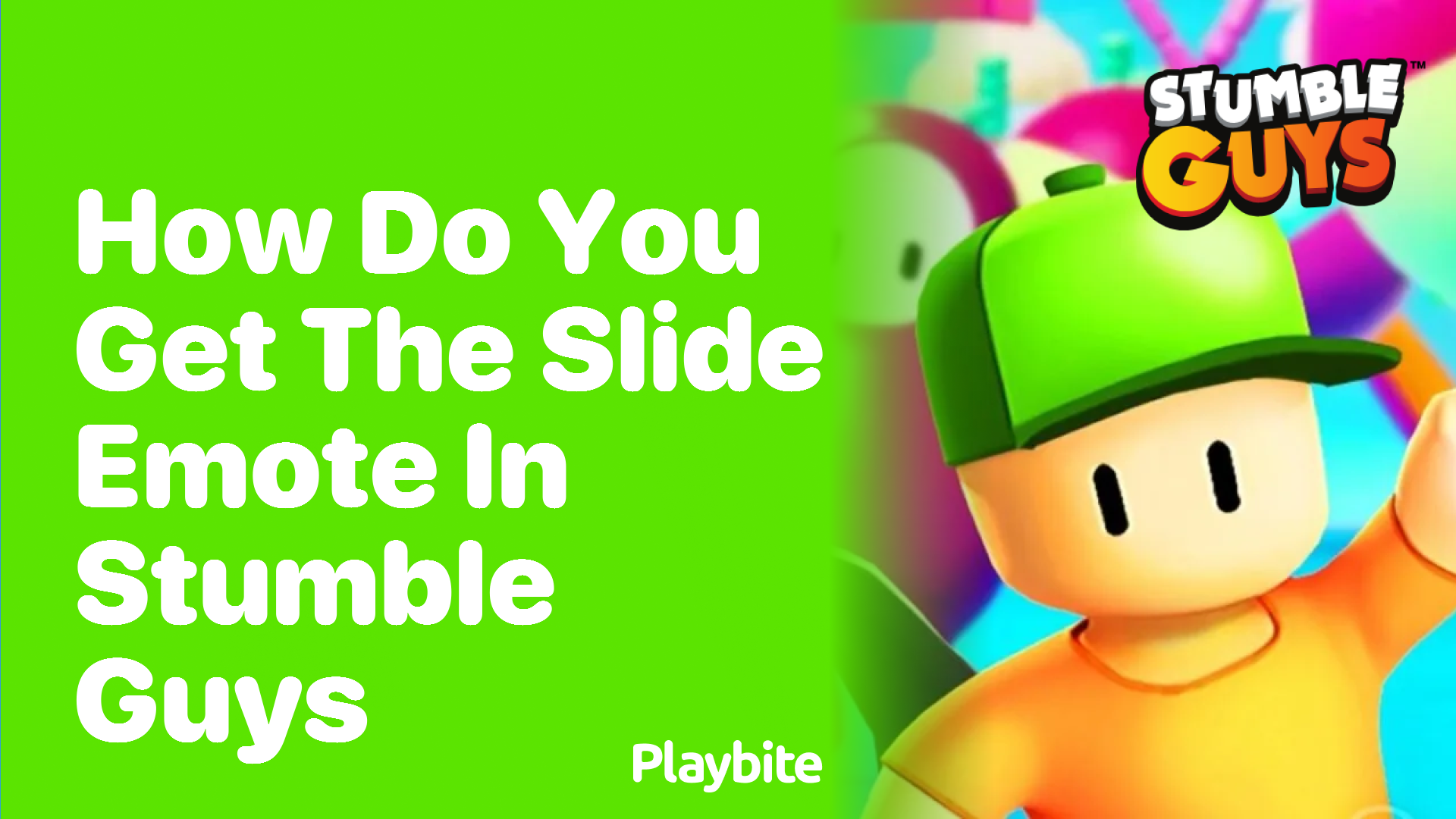 How Do You Get the Slide Emote in Stumble Guys?