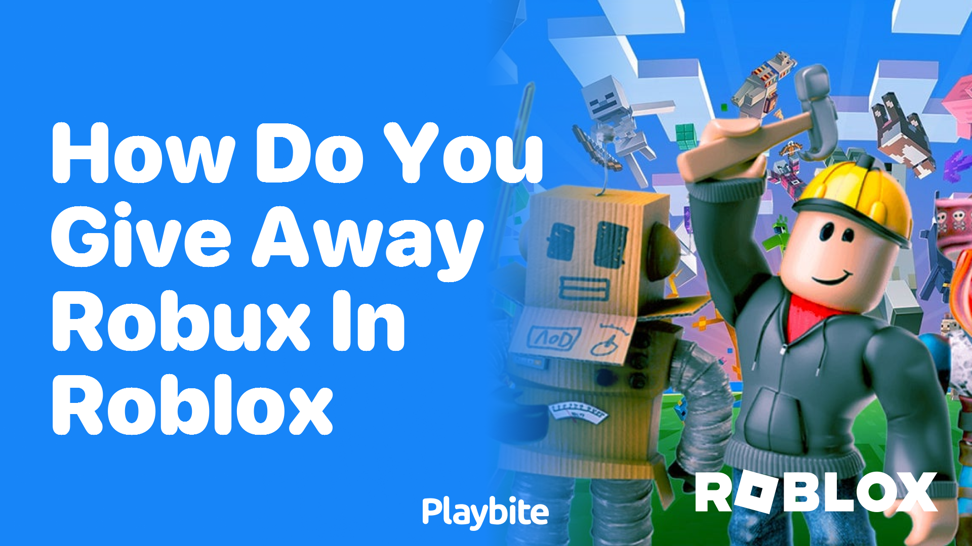 How Do You Give Away Robux in Roblox?