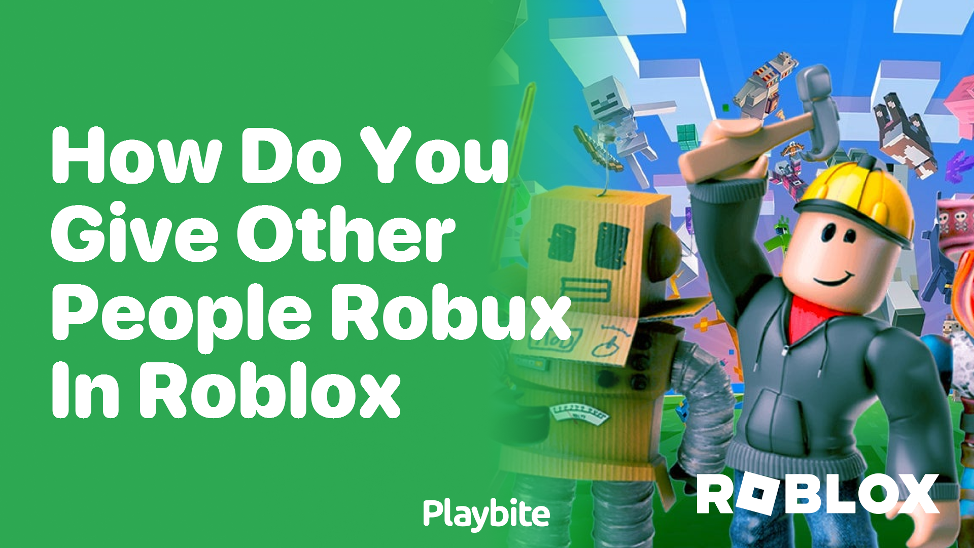 How Do You Give Other People Robux in Roblox?