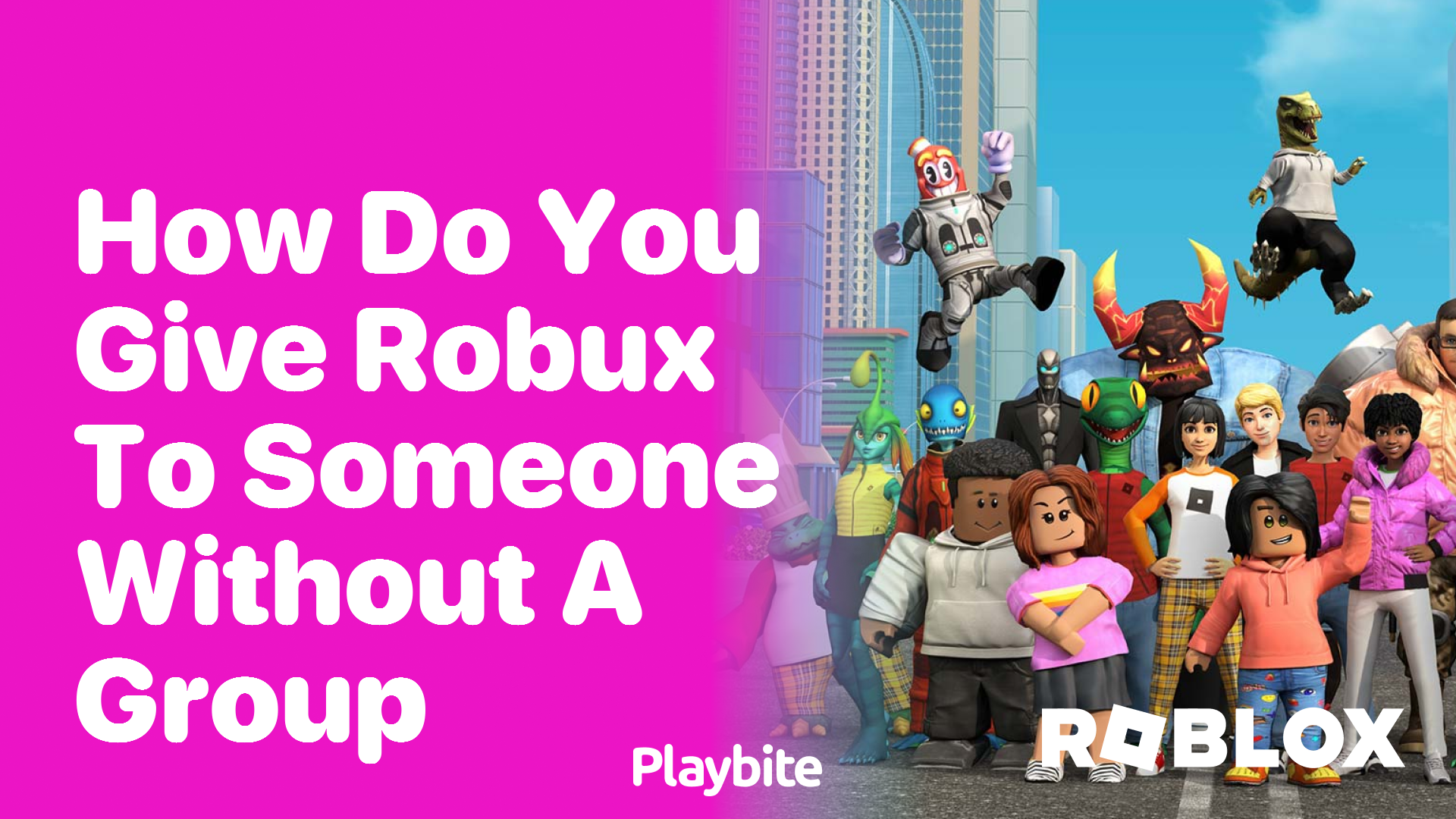 How to Give Robux to Someone Without a Group