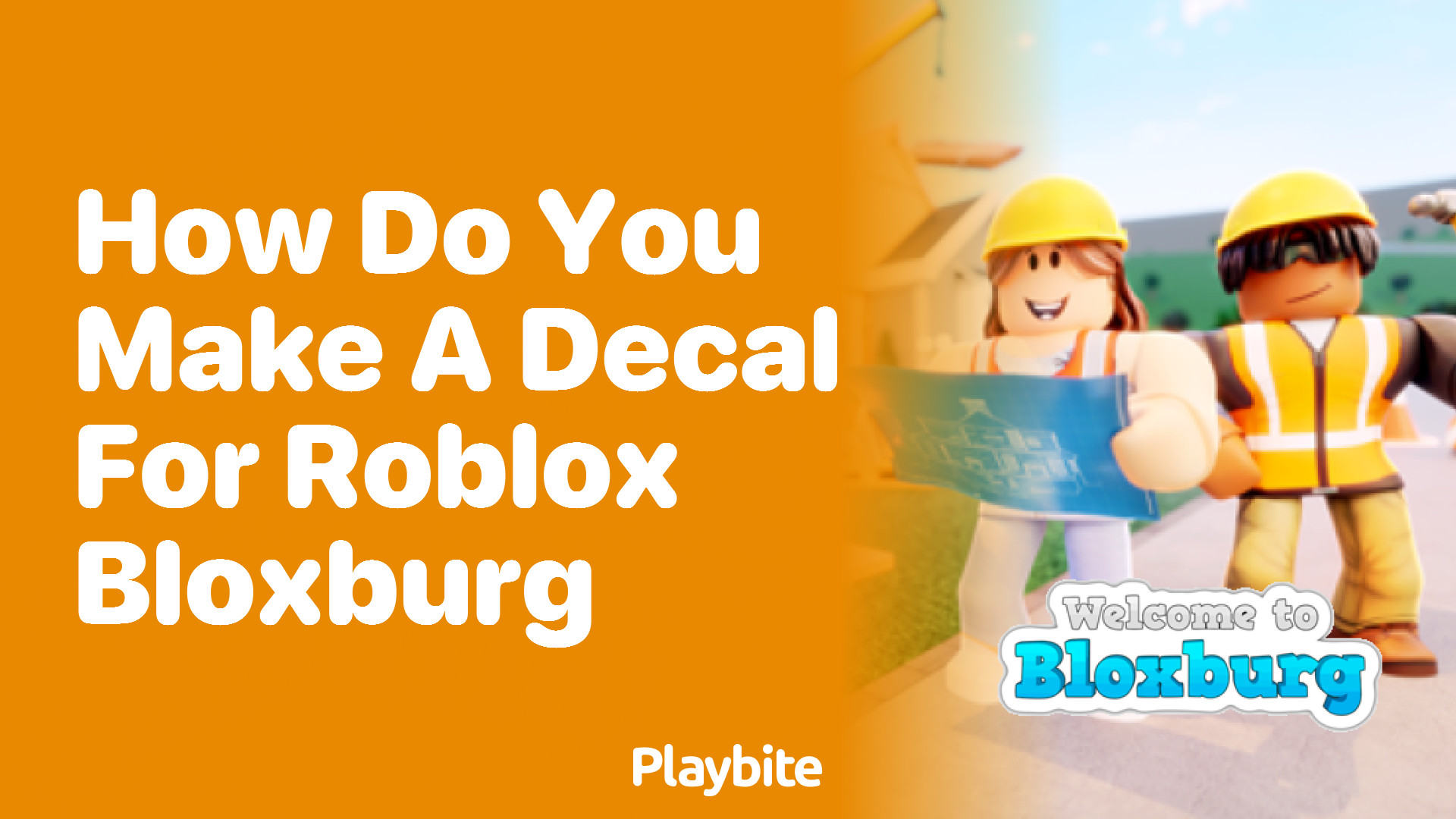How Do You Make a Decal for Roblox Bloxburg?