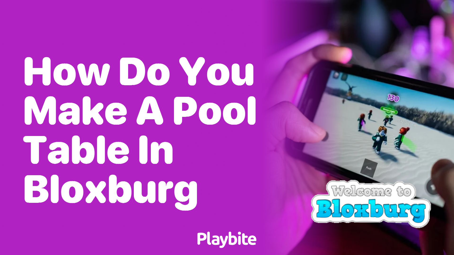 How Do You Make a Pool Table in Bloxburg?