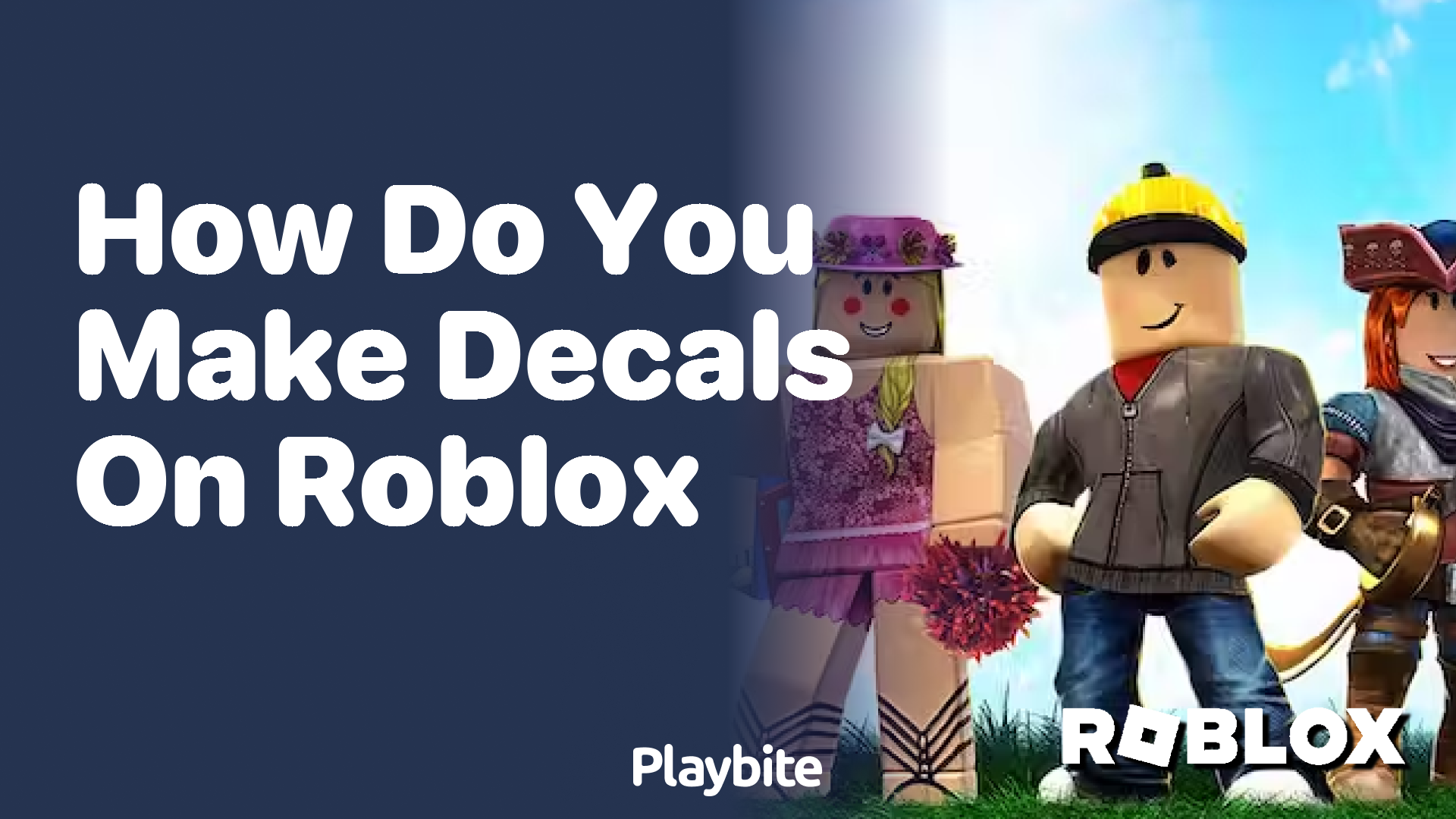 How Do You Make Decals on Roblox?