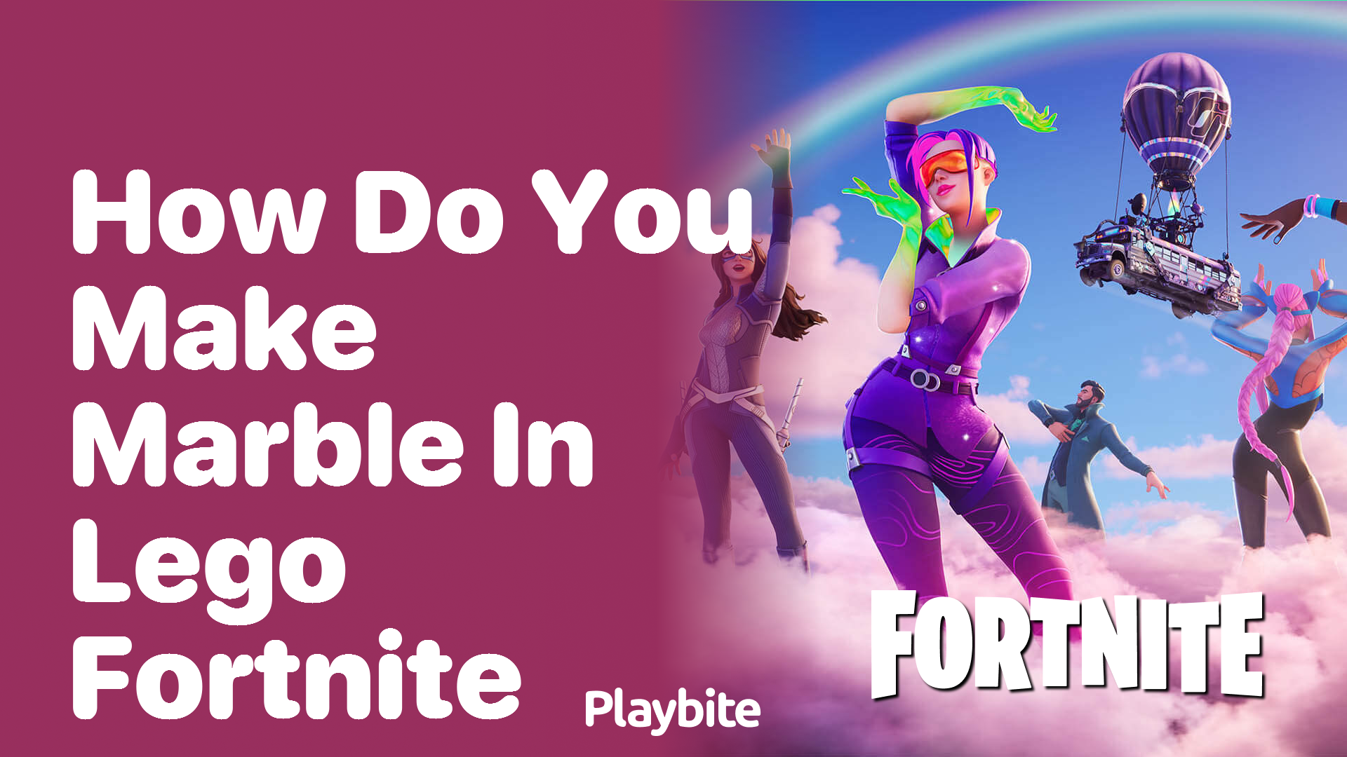 How Do You Make Marble in LEGO Fortnite?