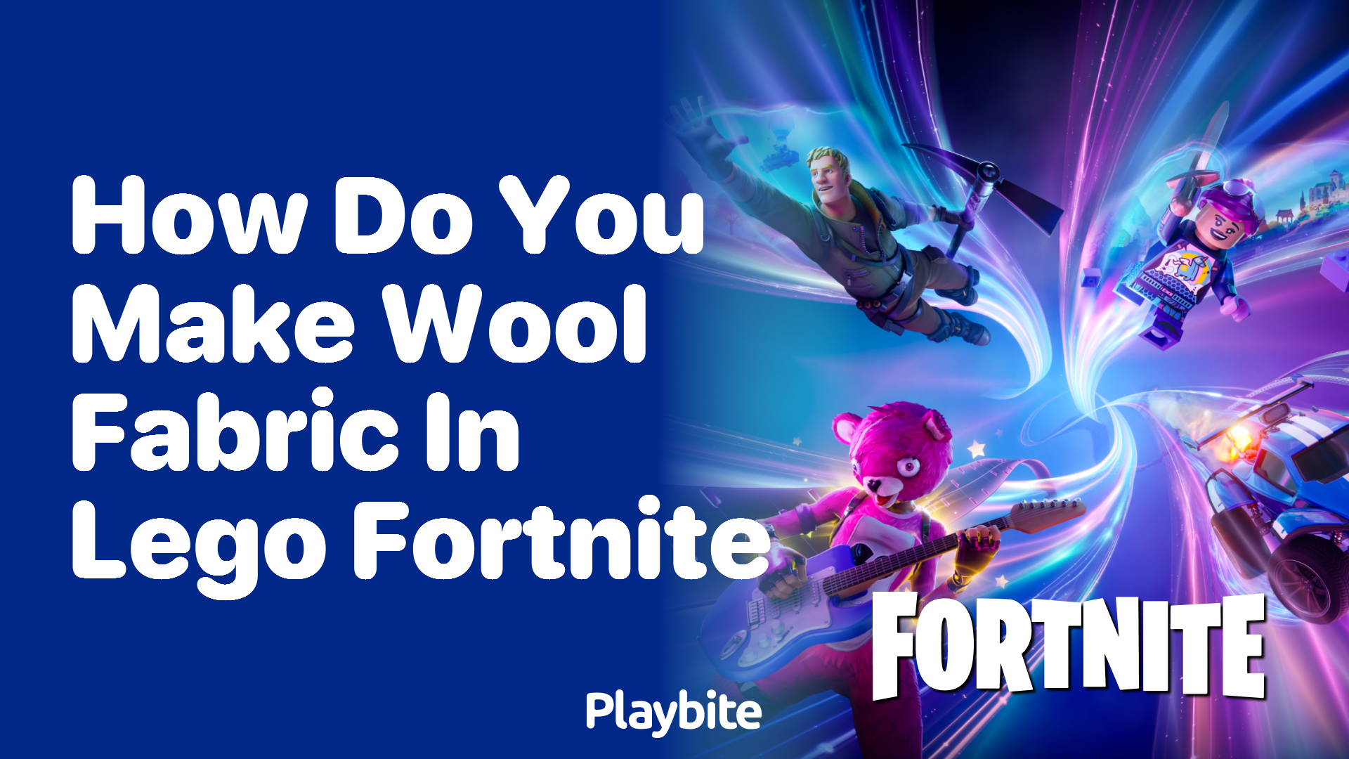 How Do You Make Wool Fabric in Lego Fortnite?