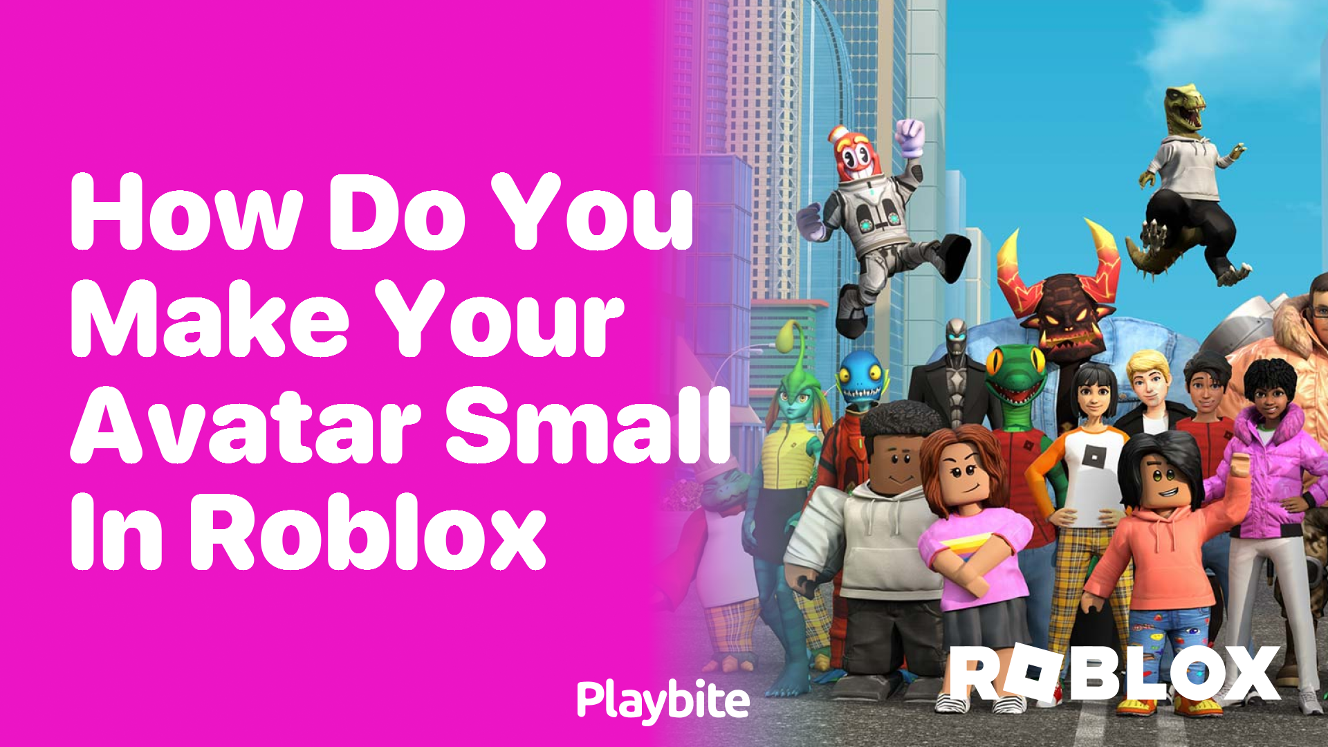 How Do You Make Your Avatar Small in Roblox?