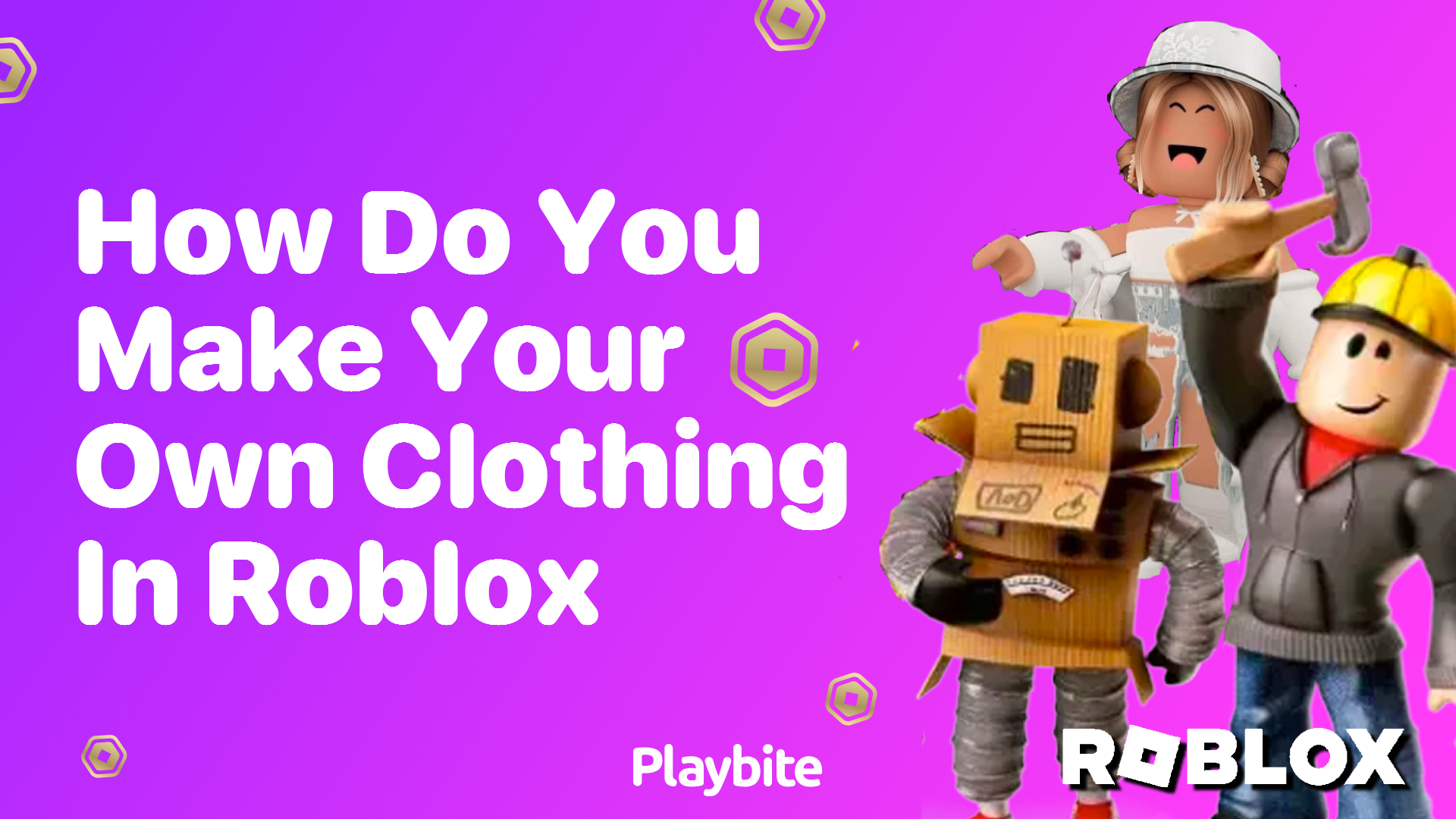How Do You Make Your Own Clothing in Roblox?