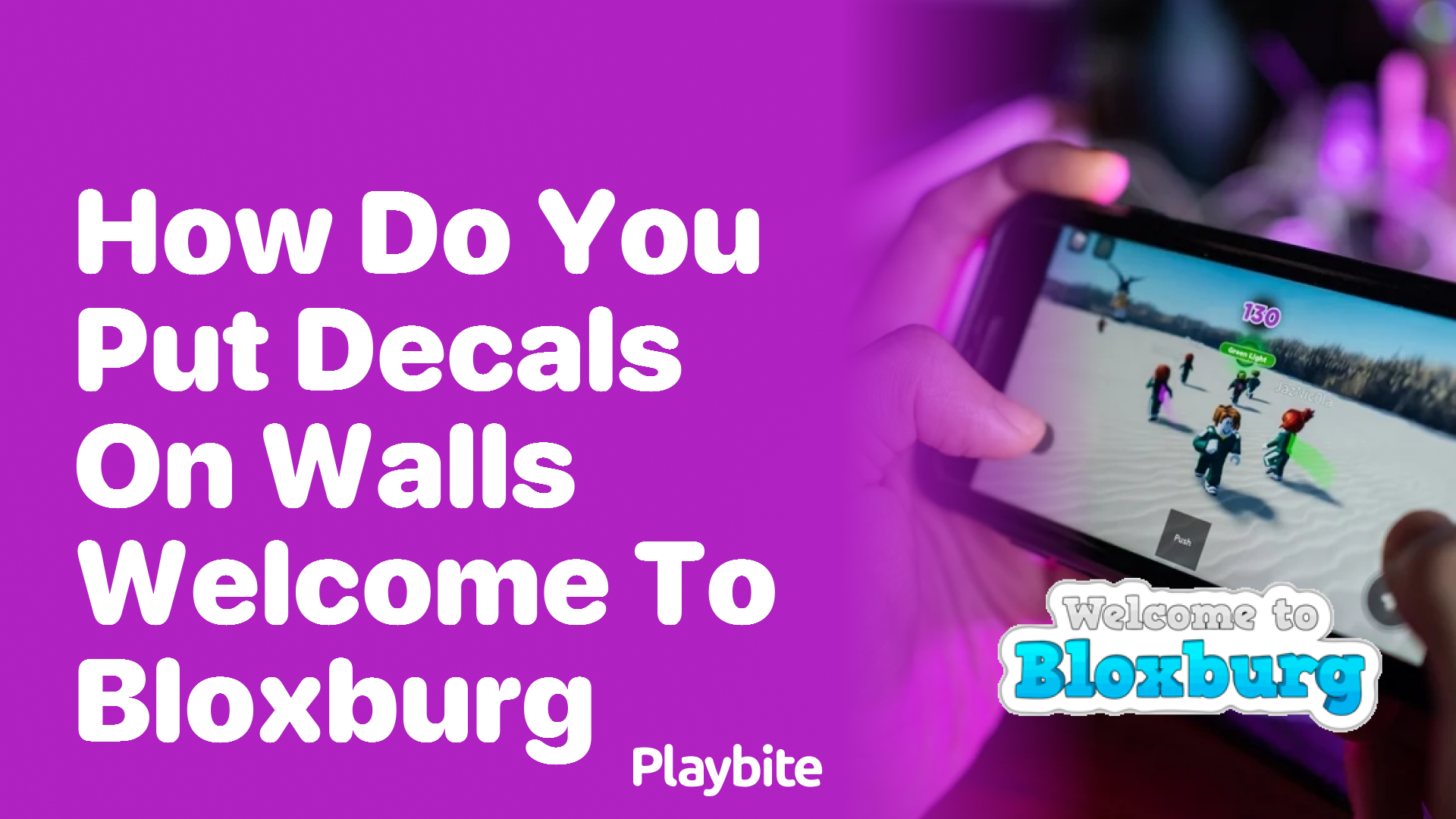 How Do You Put Decals on Walls in Welcome to Bloxburg?