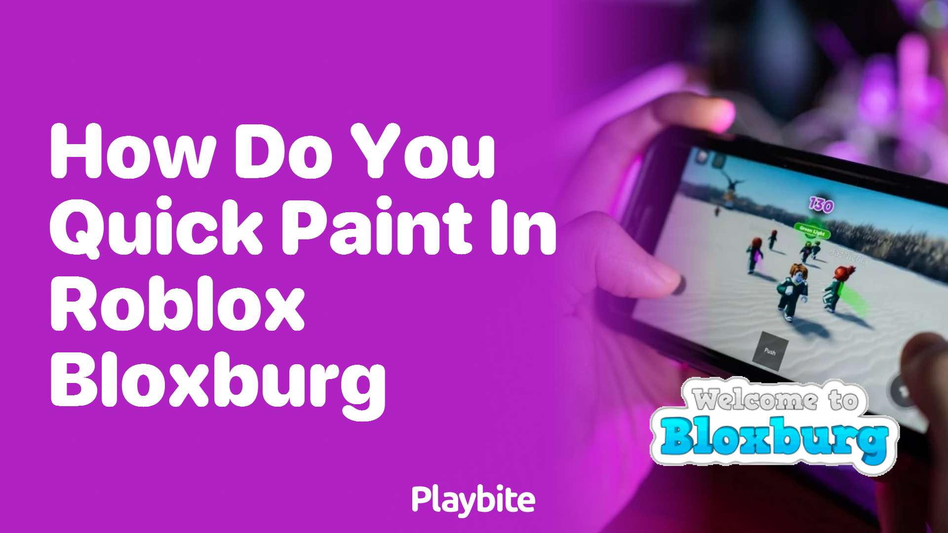 How Do You Quick Paint in Roblox Bloxburg?