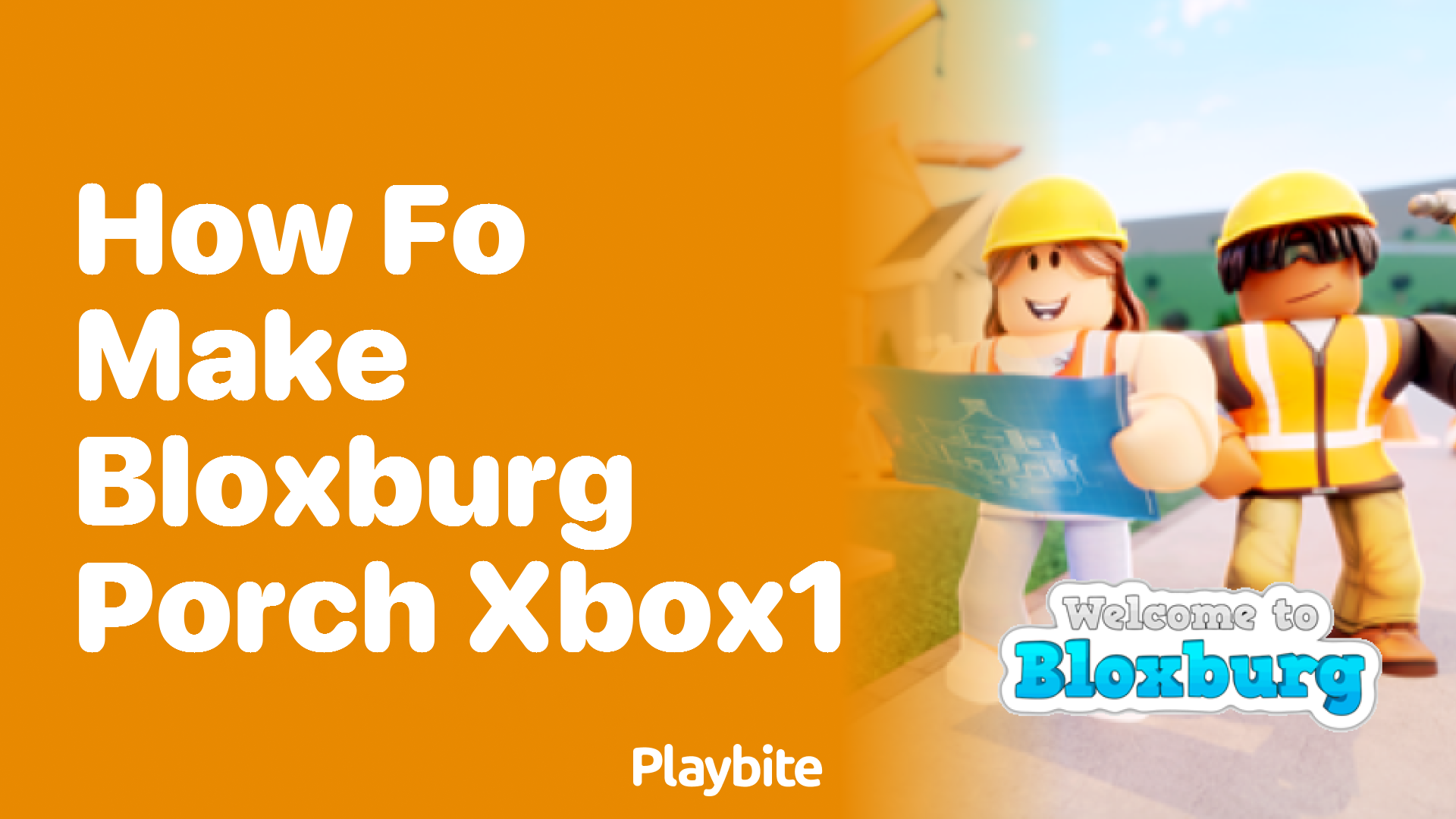 How to Make a Bloxburg Porch on Xbox One
