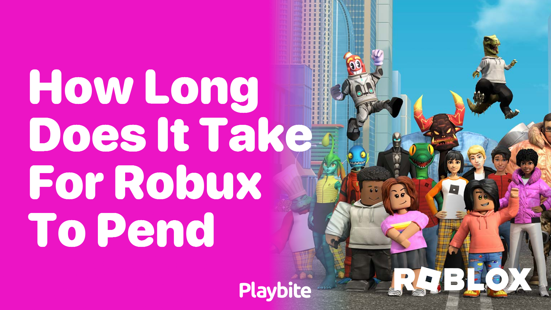 How Long Does It Take for Robux to Pend?