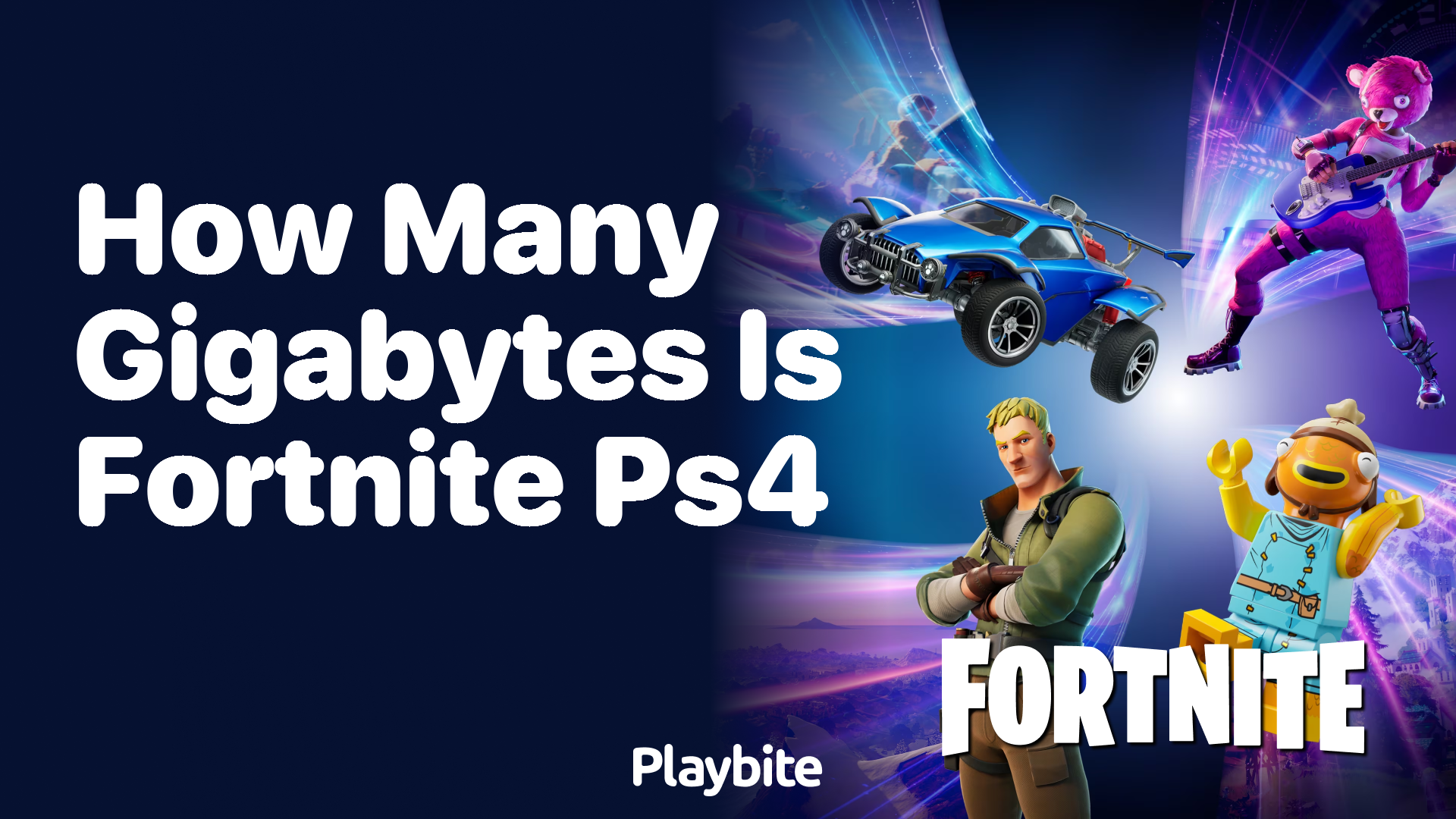 How Many Gigabytes Is Fortnite on PS4?