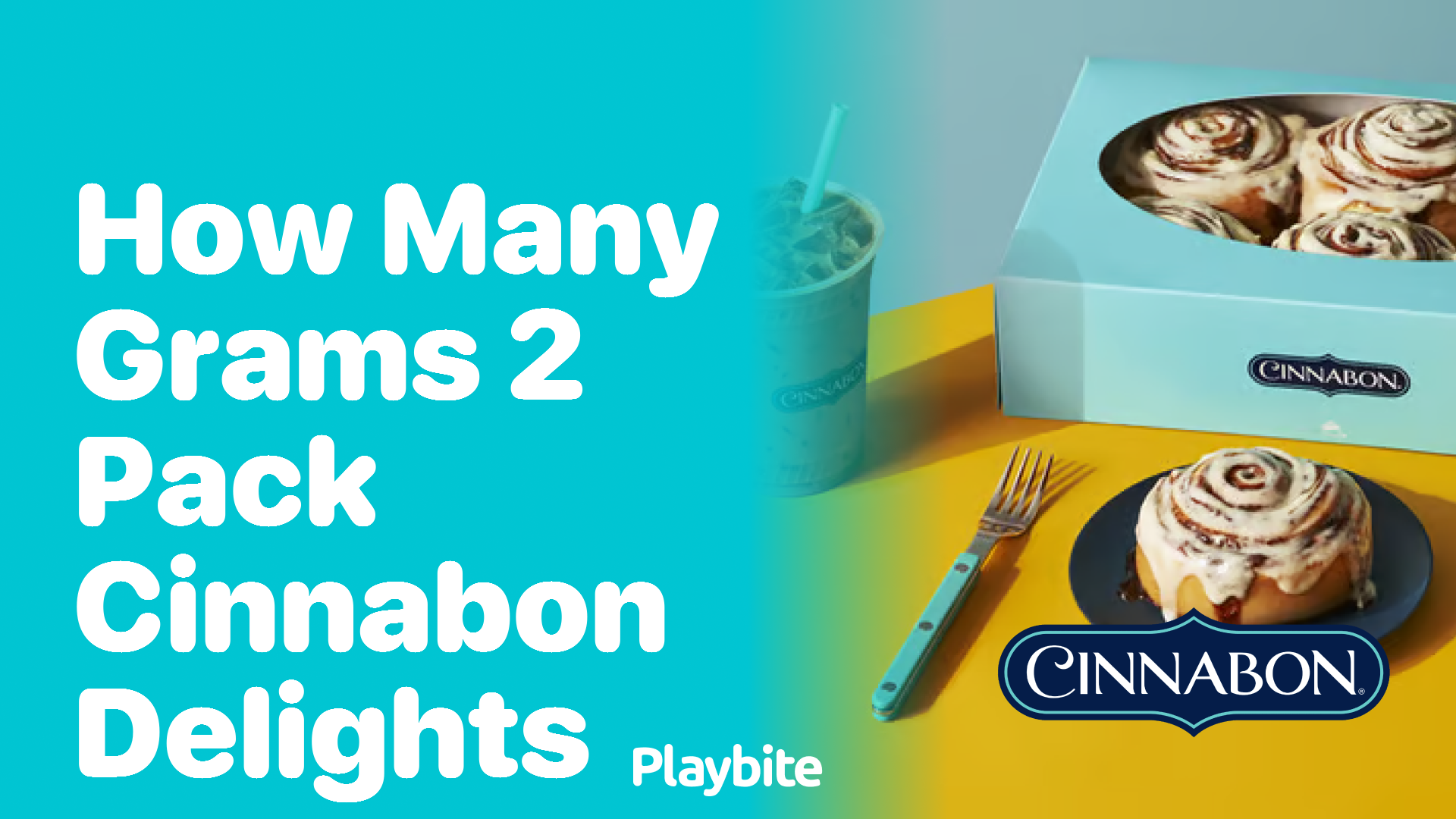 How Many Grams Are in a 2-Pack of Cinnabon Delights?
