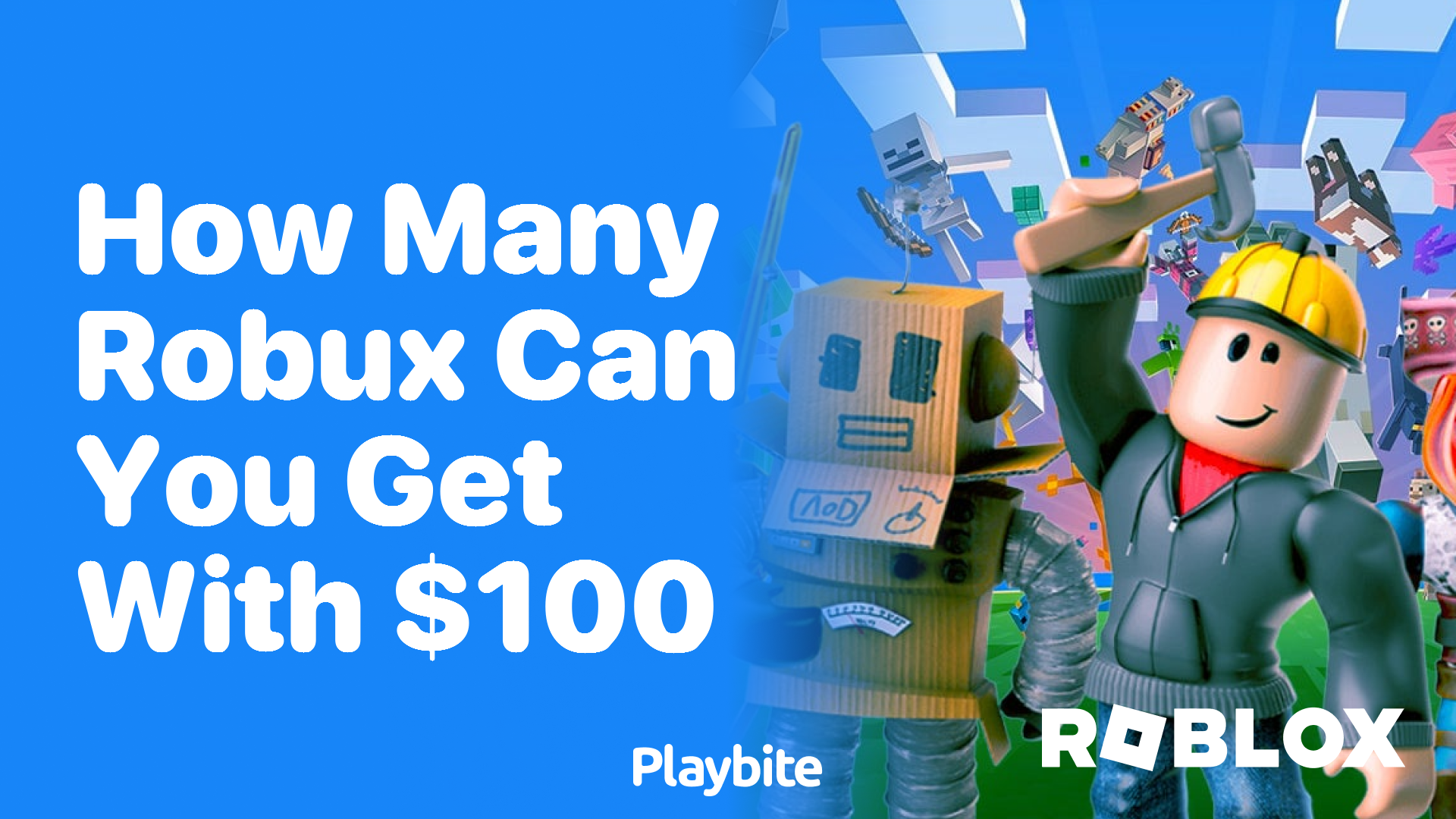 How Many Robux Can You Get With $100?