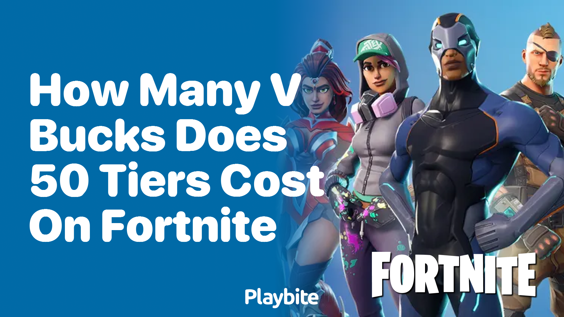 How Many V-Bucks Does 50 Tiers Cost on Fortnite?