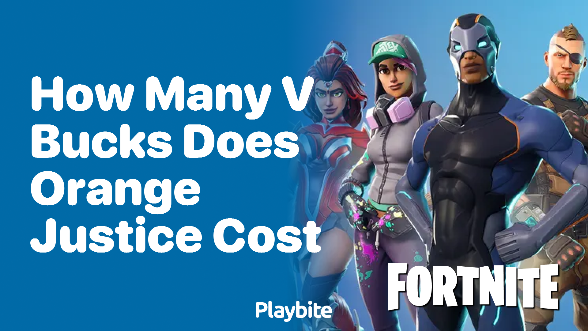 How Many V-Bucks Does Orange Justice Cost in Fortnite?