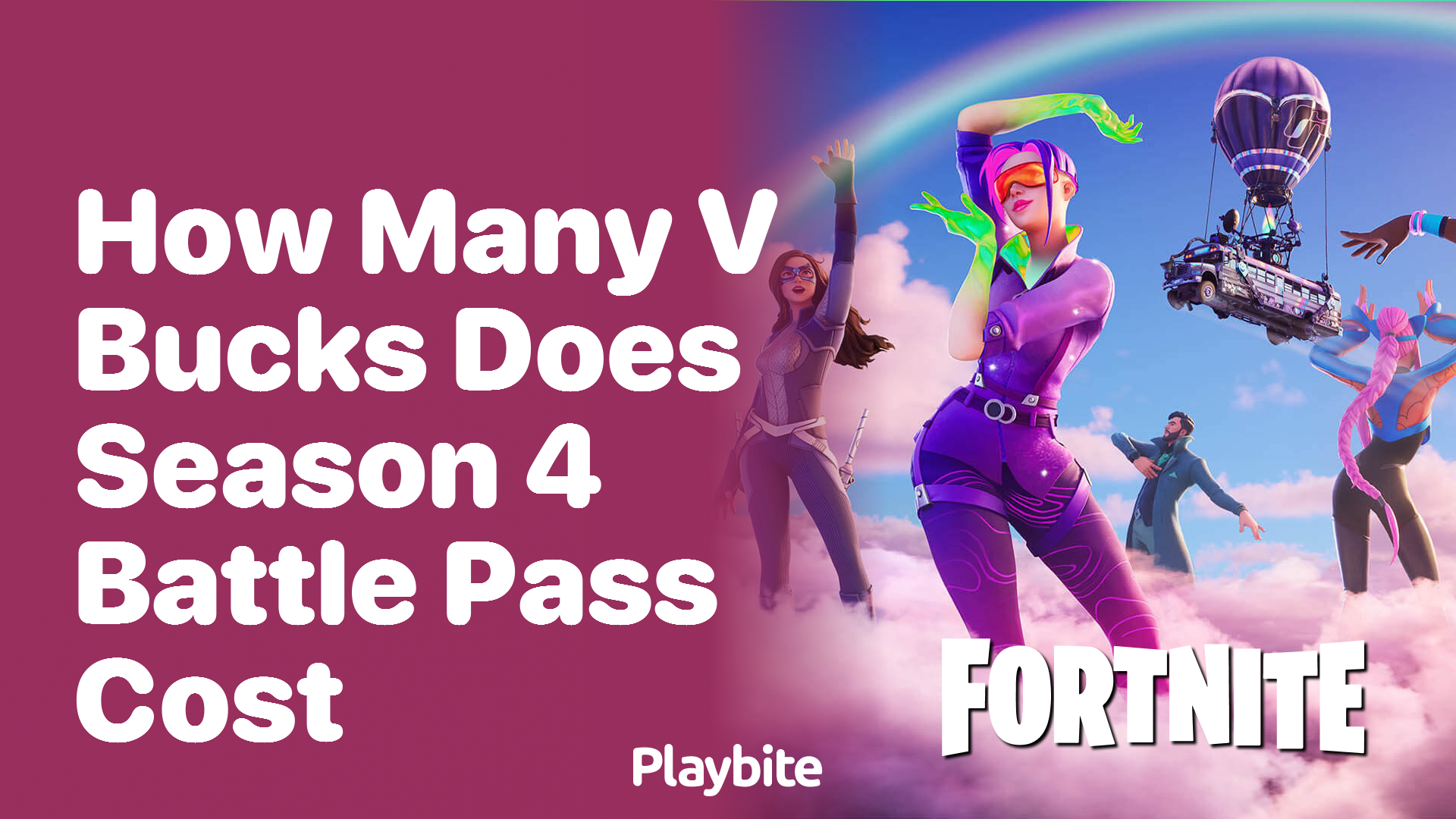 How Many V-Bucks Does Season 4 Battle Pass Cost in Fortnite?