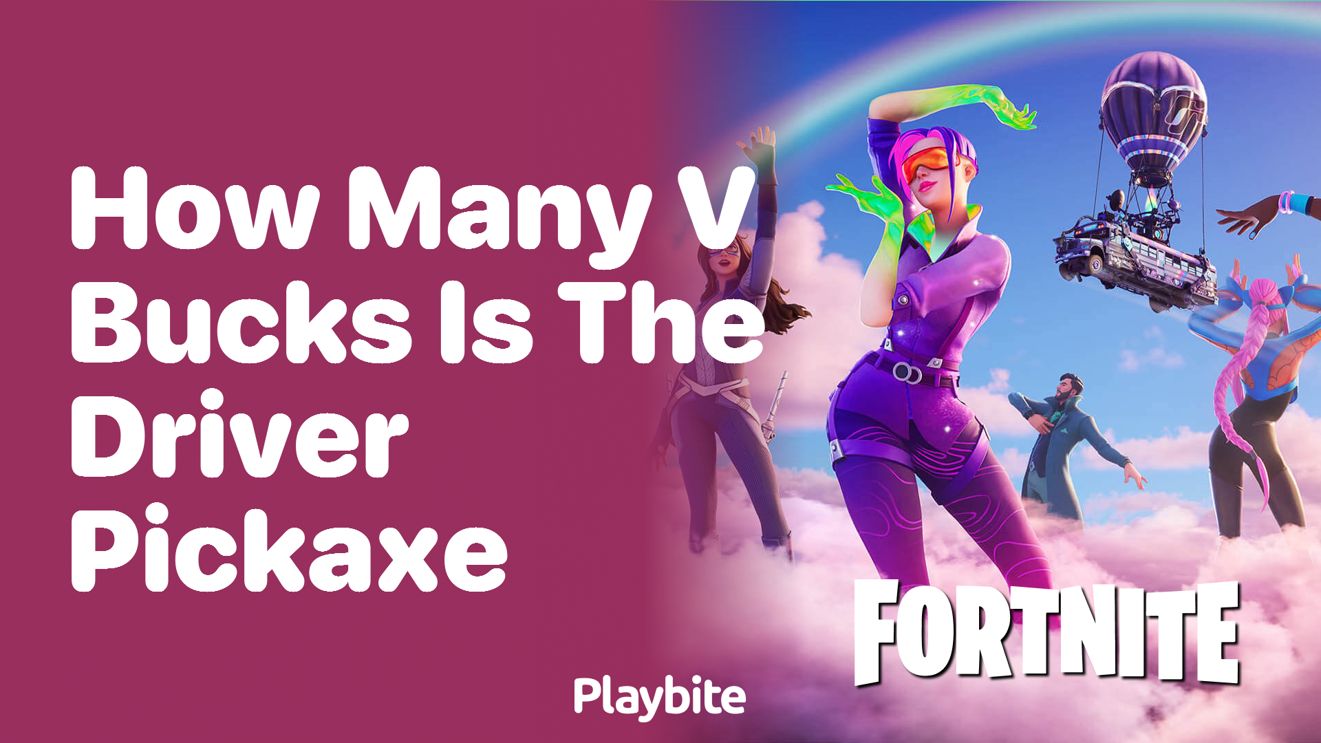 How Many V-Bucks is the Driver Pickaxe in Fortnite?