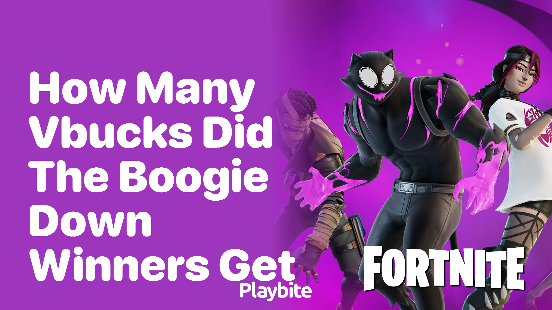 How Many V-Bucks Did the Boogie Down Winners Get?