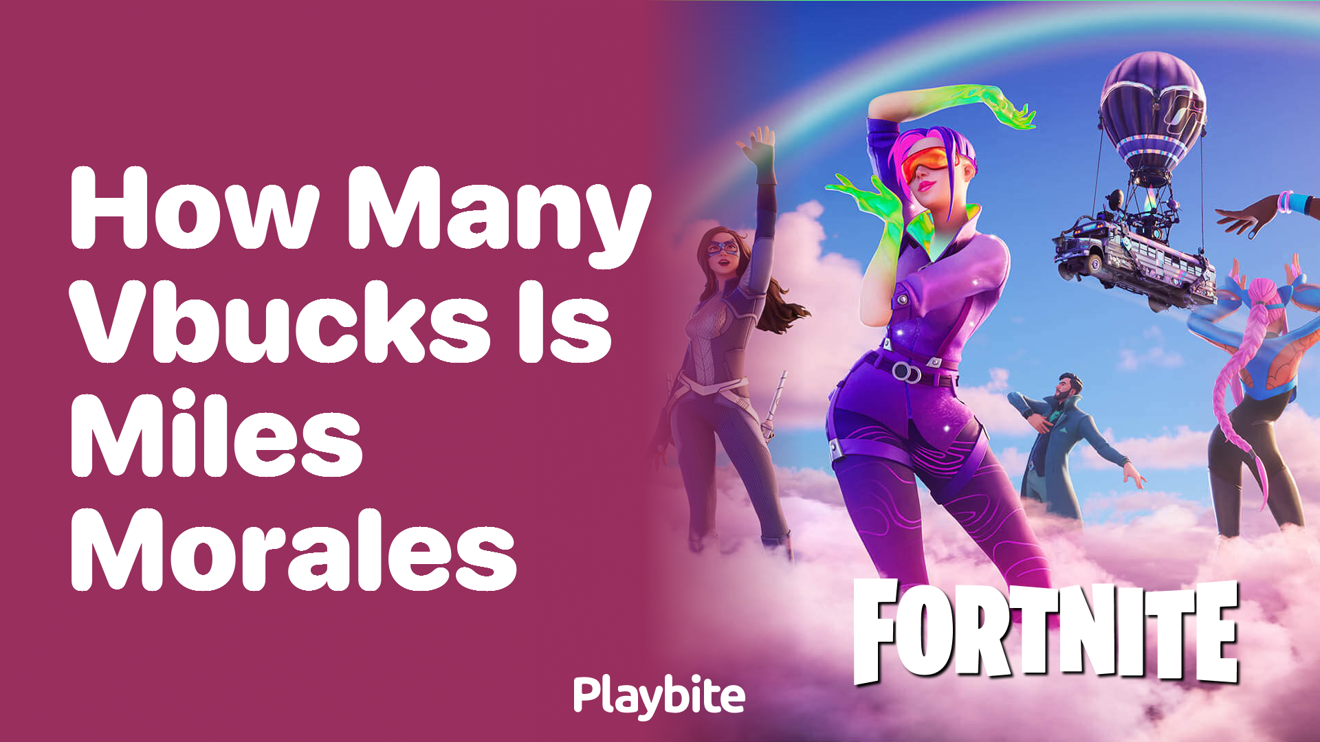 How Many V-Bucks Is Miles Morales in Fortnite?