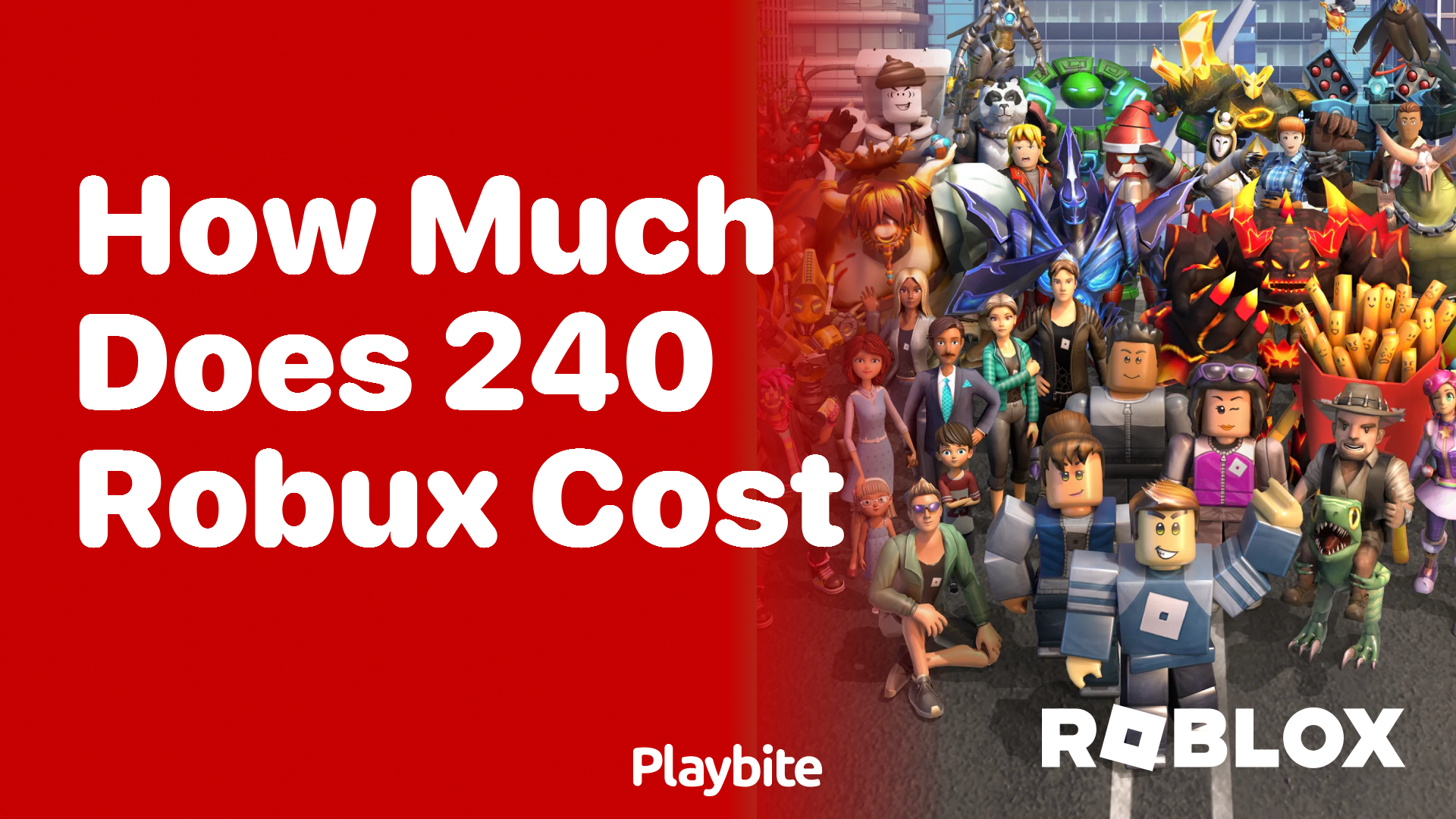 How Much Does 240 Robux Cost?
