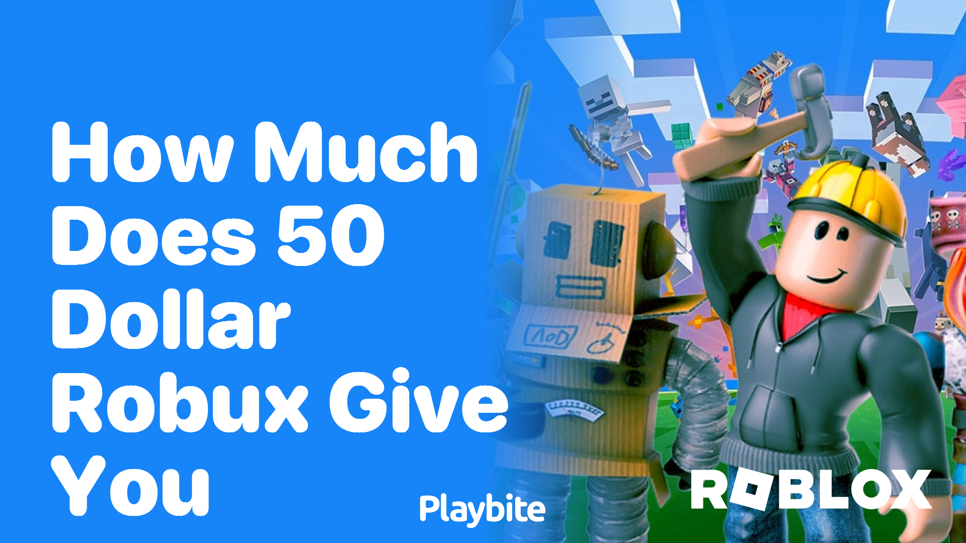 How much does $50 get you in Robux?