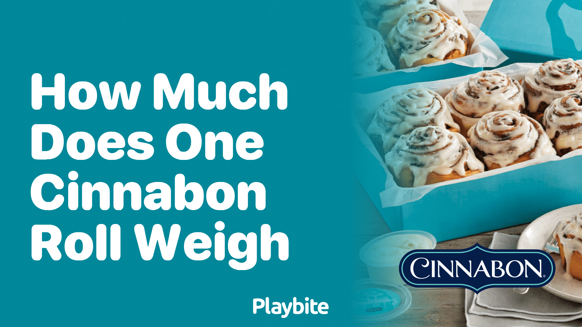 How Much Does One Cinnabon Roll Weigh?