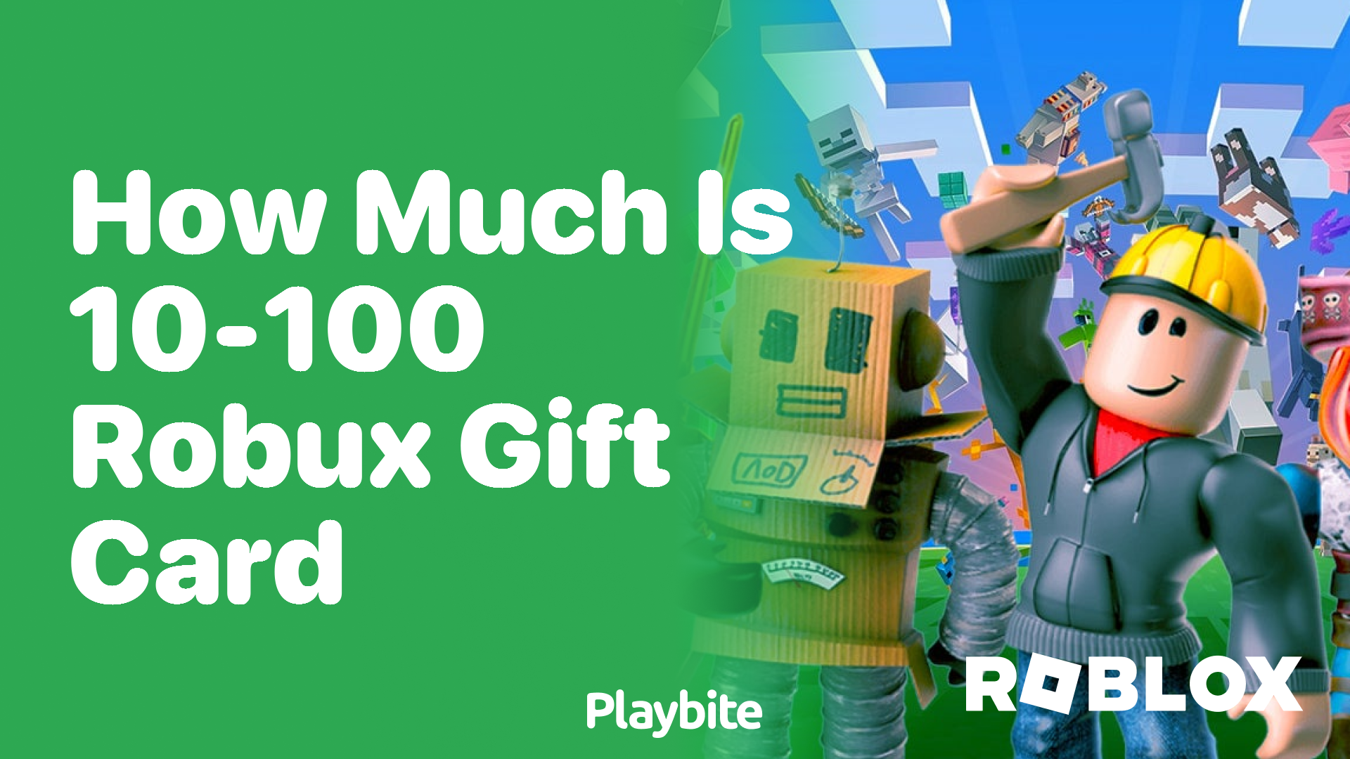 How much does a 10-100 Robux gift card cost?