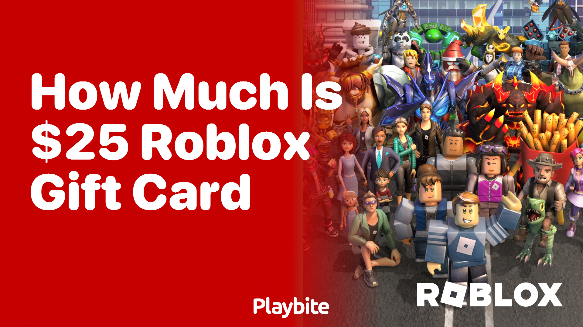 How Much is a $25 Roblox Gift Card?
